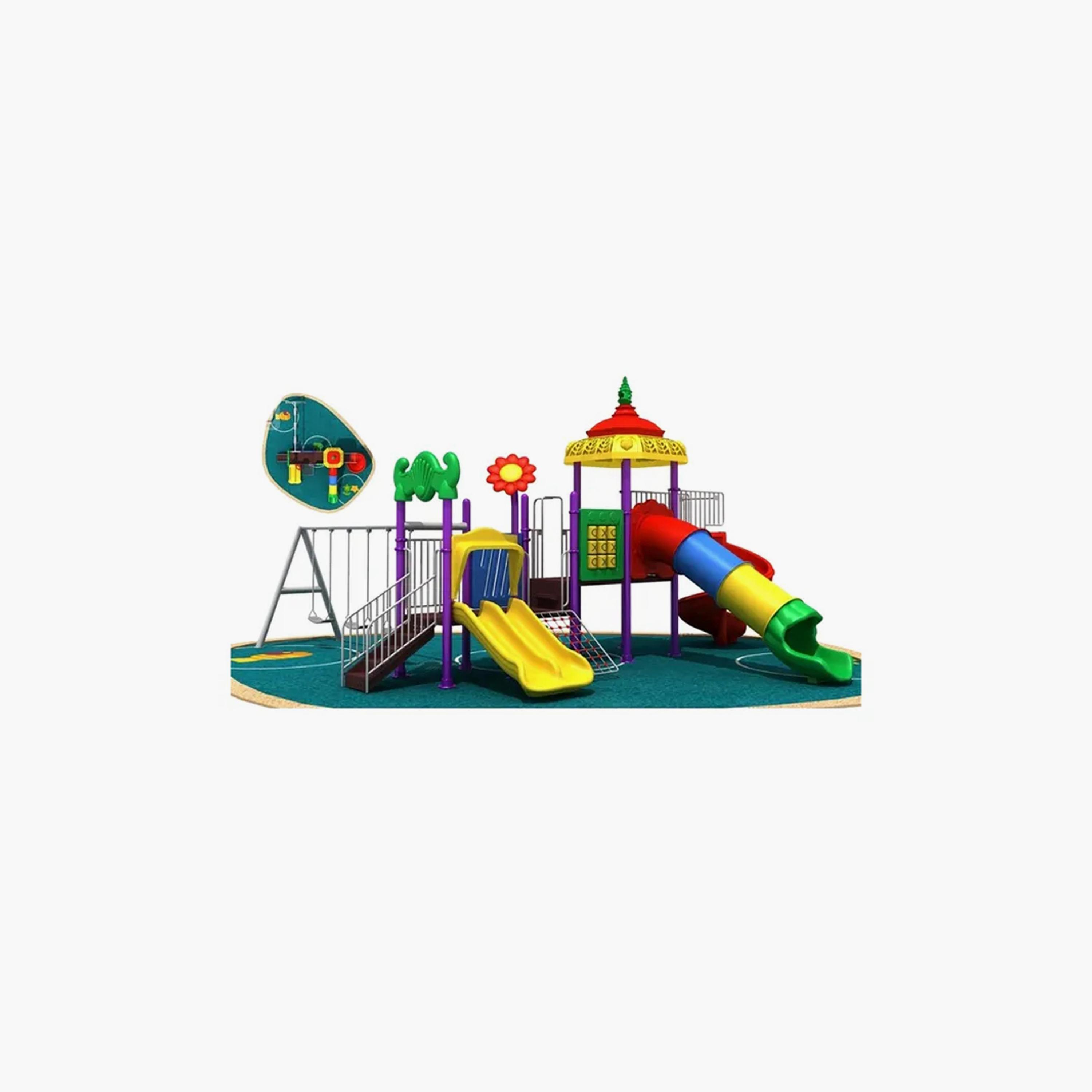 MYTS Outdoor Backyard Mega Primary Playground with Swings & Slides-toys-outdoor-slidesandswings-image-3