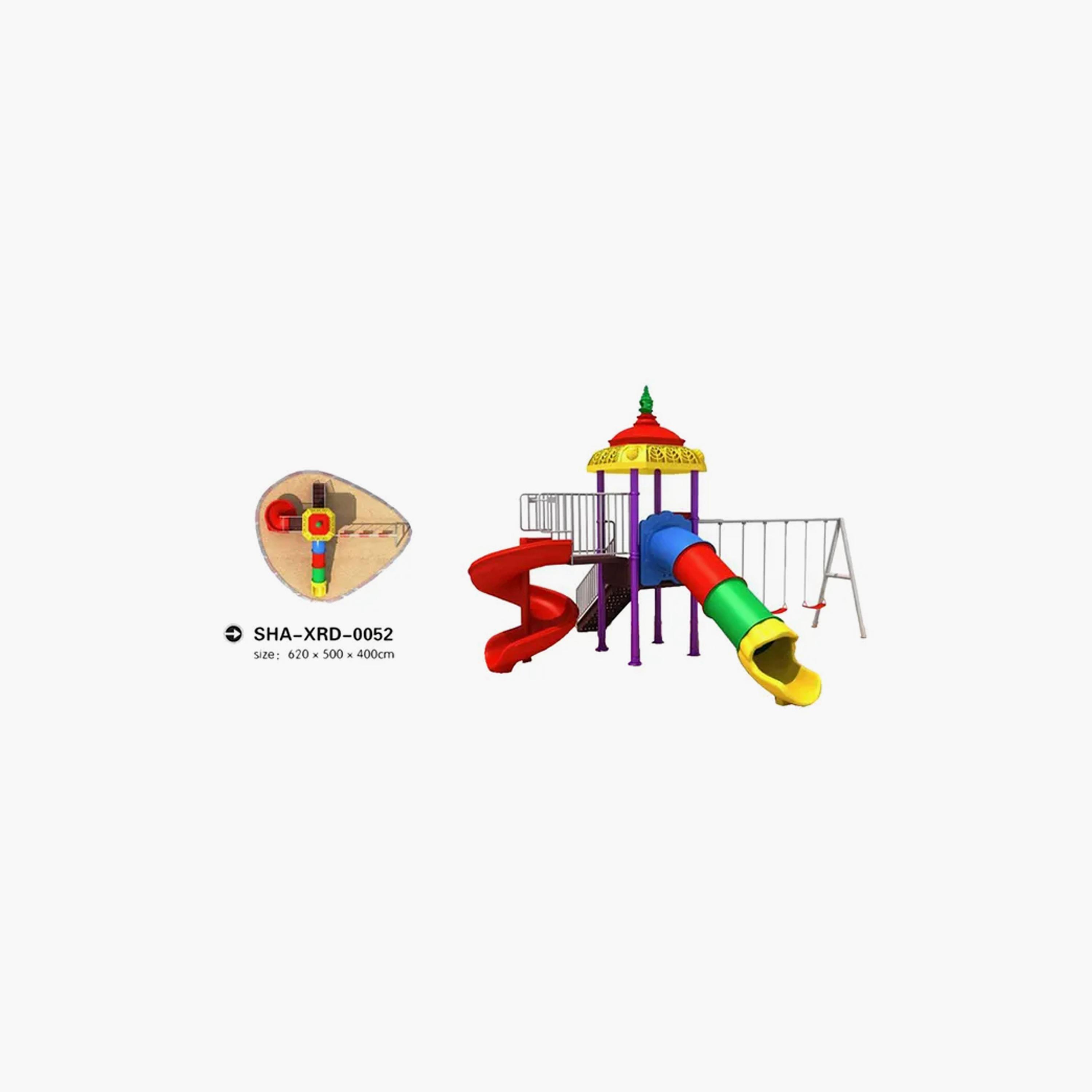 مجموعة ألعاب للمغامرات ميجا مع أرجوحات وزلاقة مموج للفناء الخلفي خارجي من مايتس-toys-outdoor-slidesandswings-image-2