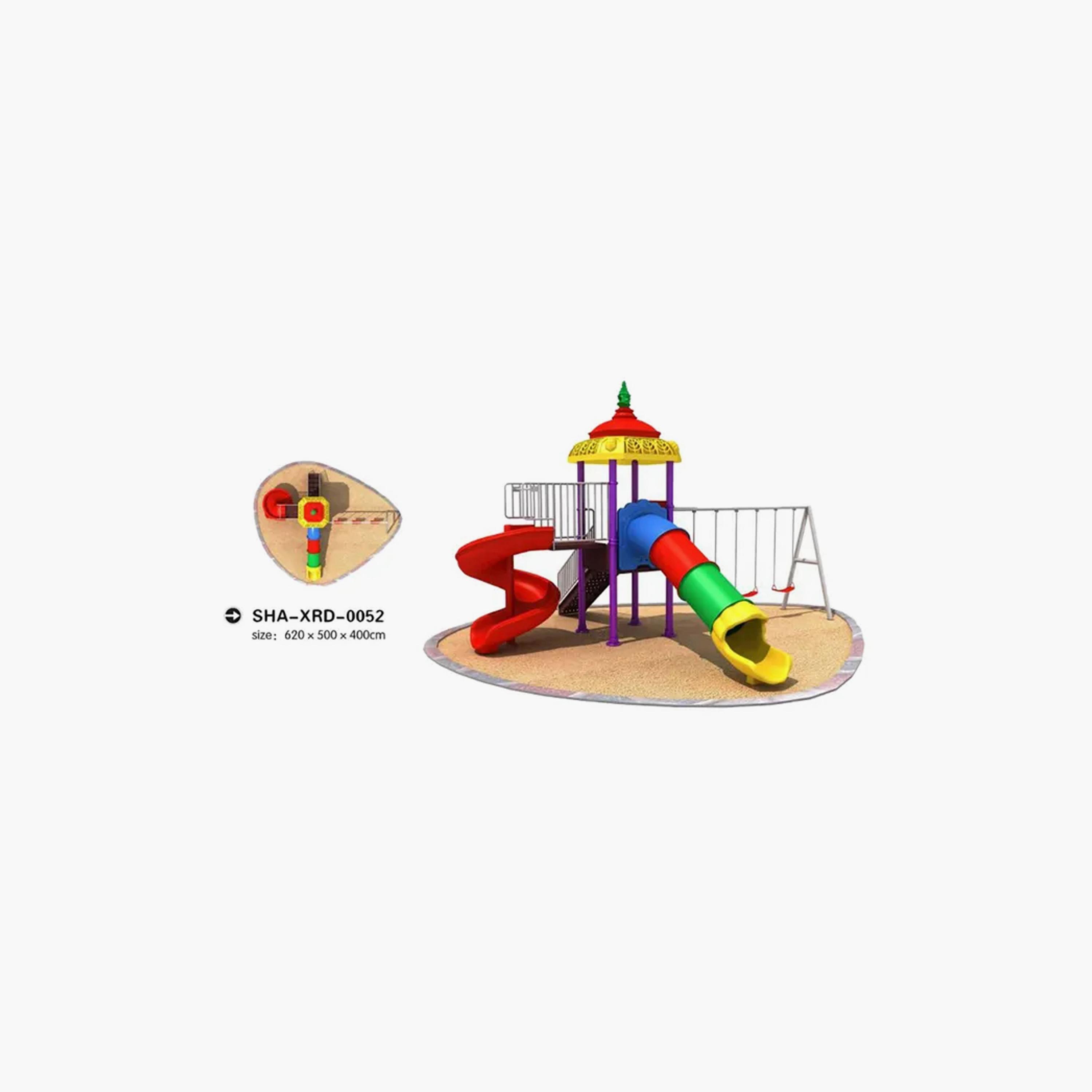مجموعة ألعاب للمغامرات ميجا مع أرجوحات وزلاقة مموج للفناء الخلفي خارجي من مايتس-toys-outdoor-slidesandswings-image-3