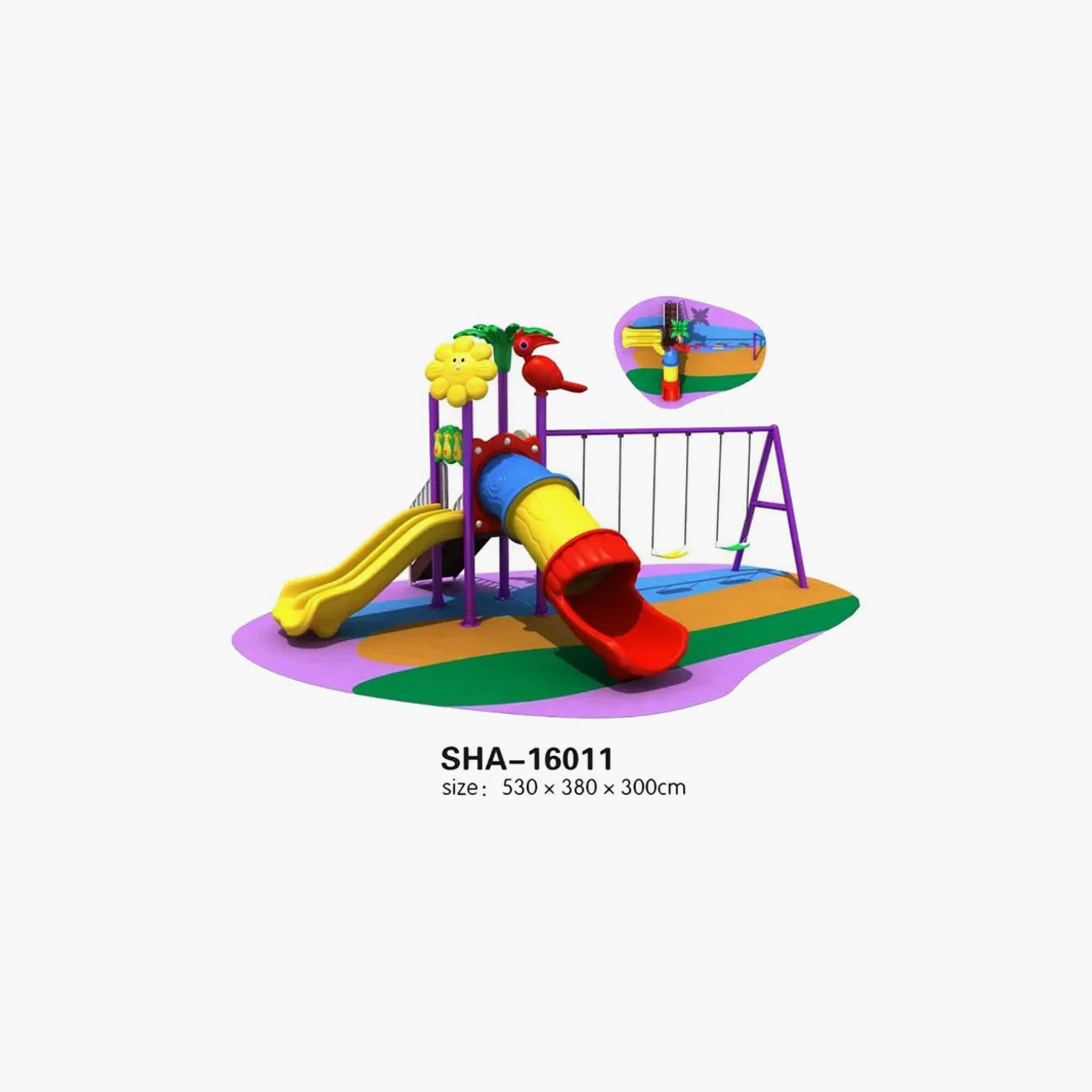 MYTS Outdoor Backyard Mega Pino Wavy Slide with Swings-toys-outdoor-slidesandswings-image-3