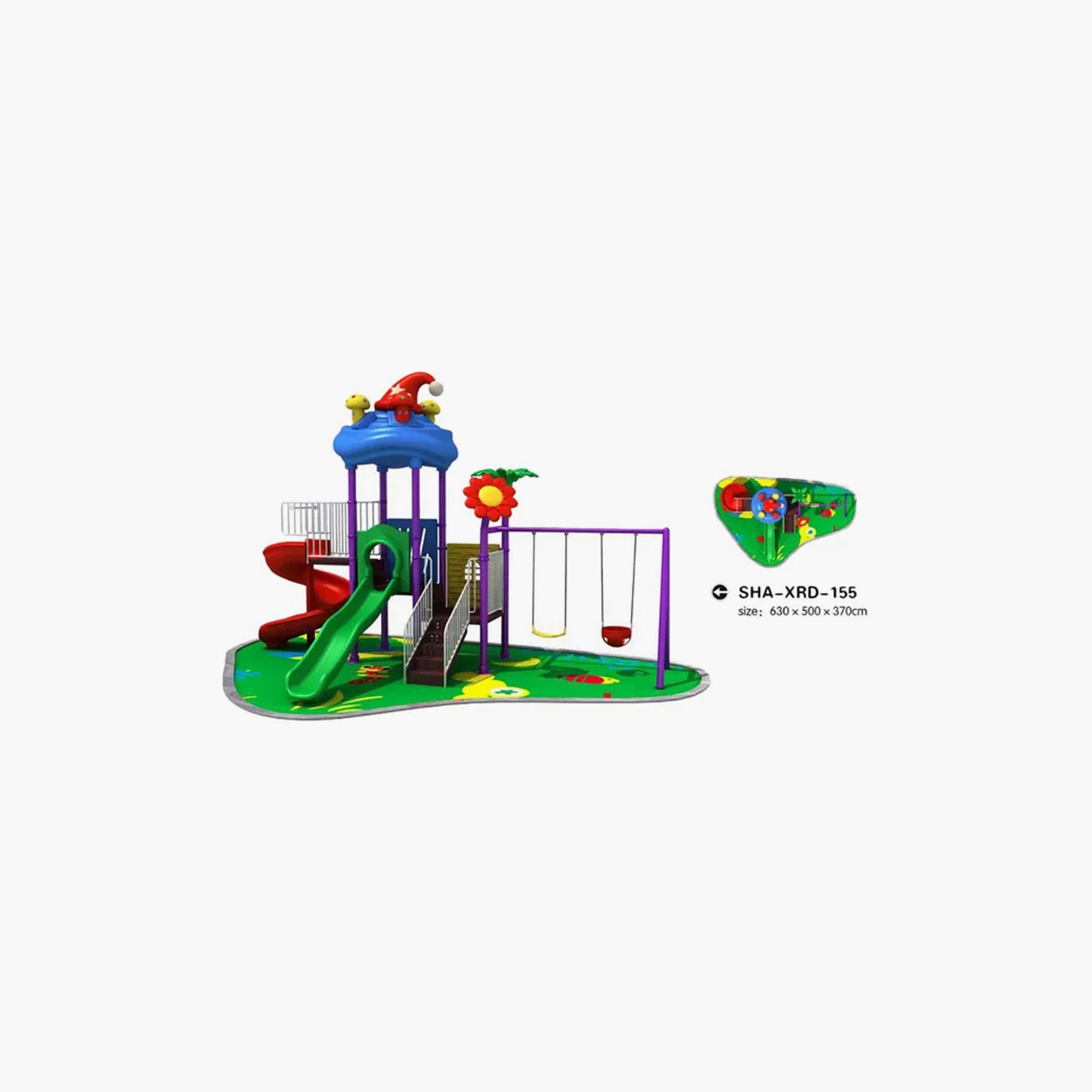 MYTS Outdoor Backyard Mega Adventure Playsets with Swings & Slide-toys-outdoor-slidesandswings-image-3
