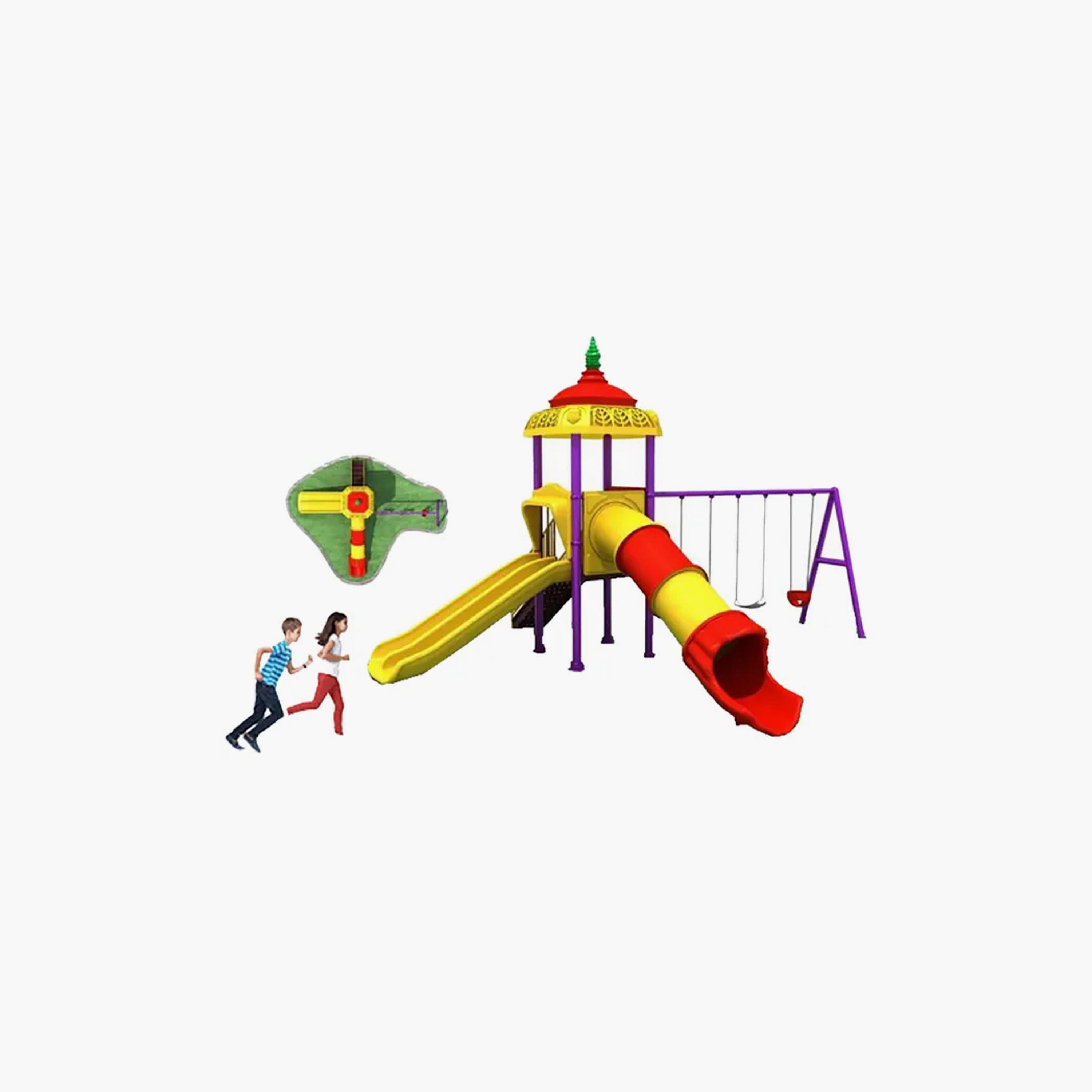 MYTS Outdoor Backyard Mega Sports Power Swing with Slide - 450 cm-toys-outdoor-slidesandswings-image-1
