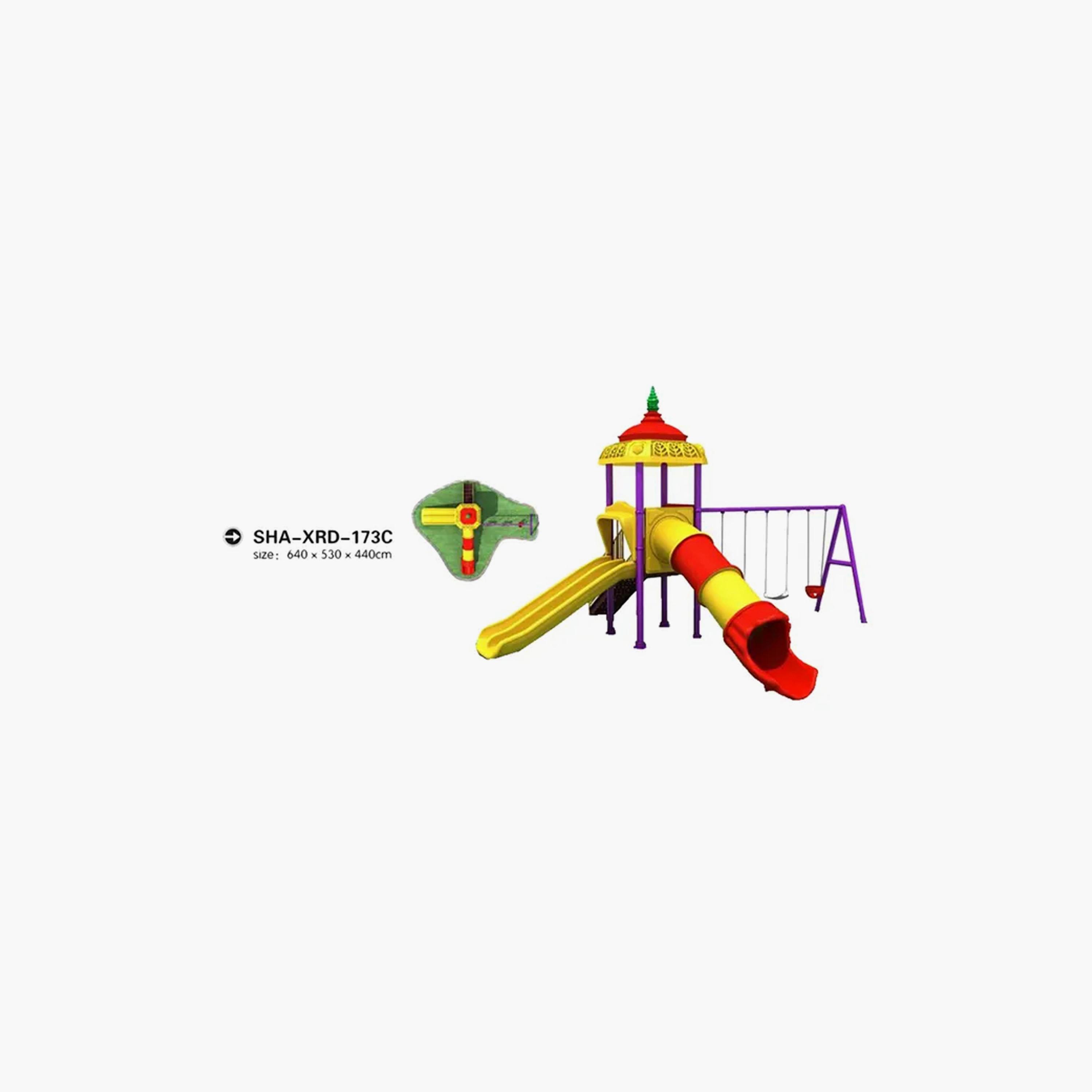 MYTS Outdoor Backyard Mega Sports Power Swing with Slide - 450 cm-toys-outdoor-slidesandswings-image-2
