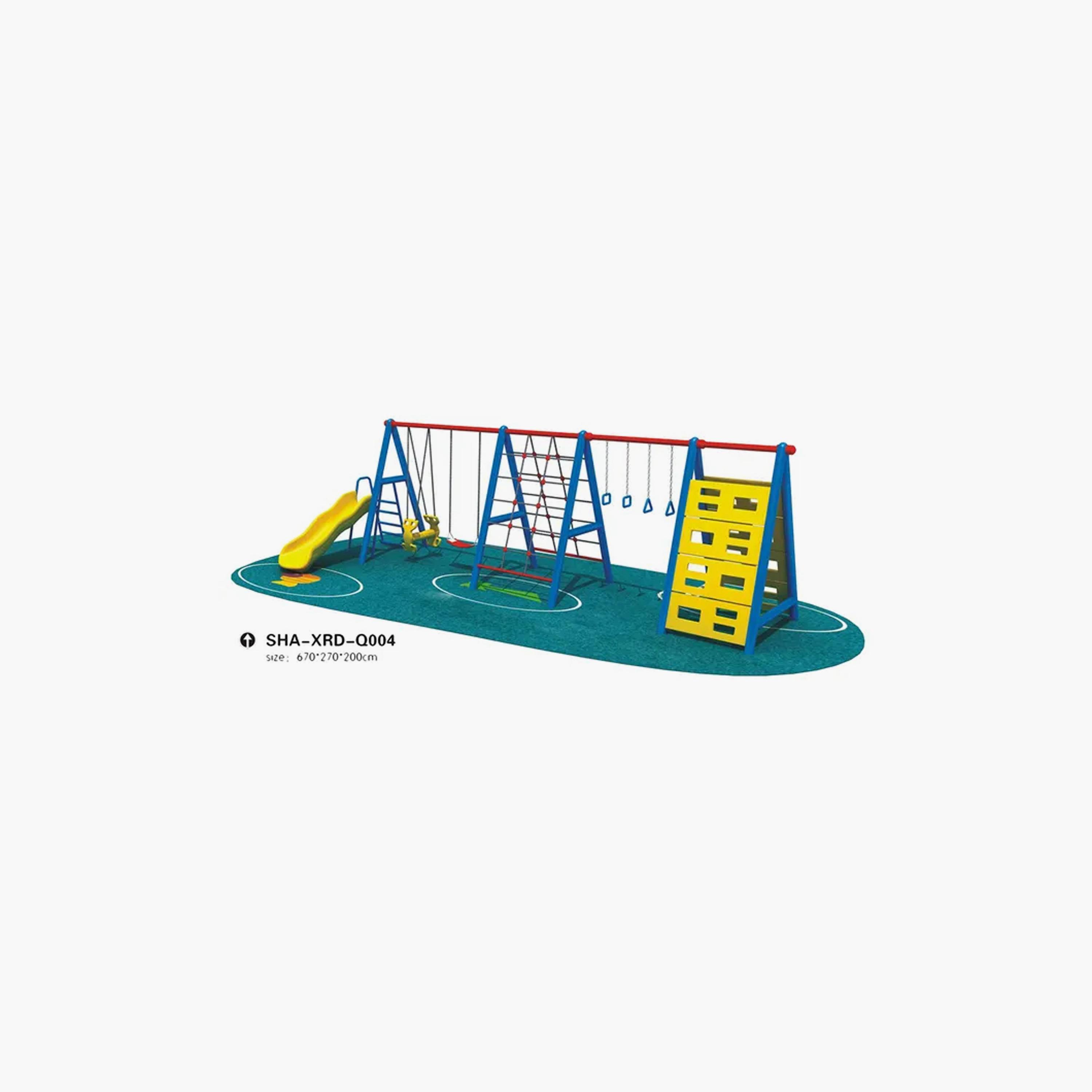 أرجوحات ومنطقة تسلق مع زلاقة ميجا للفناء الخلفي خارجي من مايتس-toys-outdoor-slidesandswings-image-2