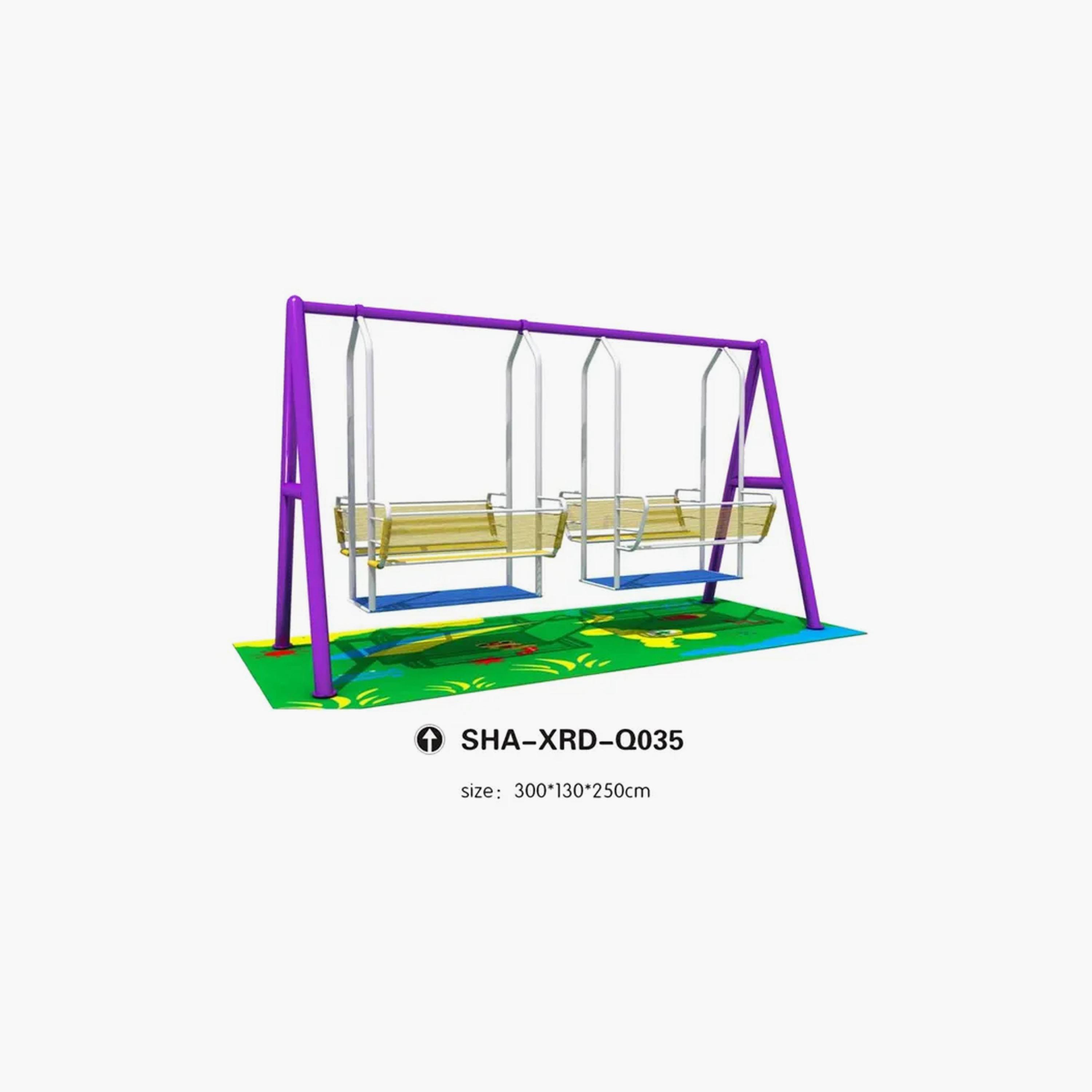 MYTS Outdoor Backyard Mega Fun Dual Swing Double Bubble - 250 cm-toys-outdoor-slidesandswings-image-2