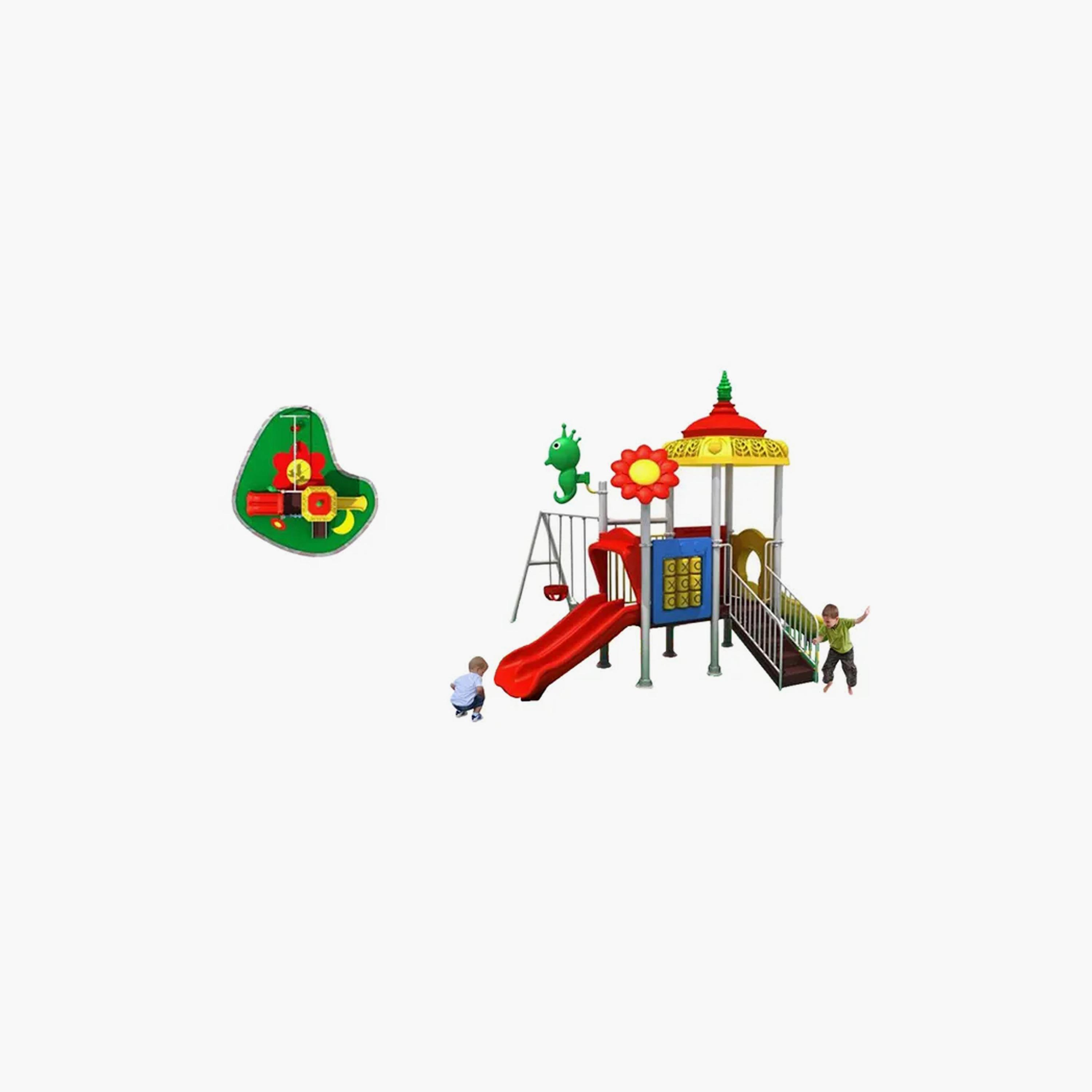 MYTS Outdoor Backyard Mega Playcentre with Swings & Slides-toys-outdoor-slidesandswings-image-1