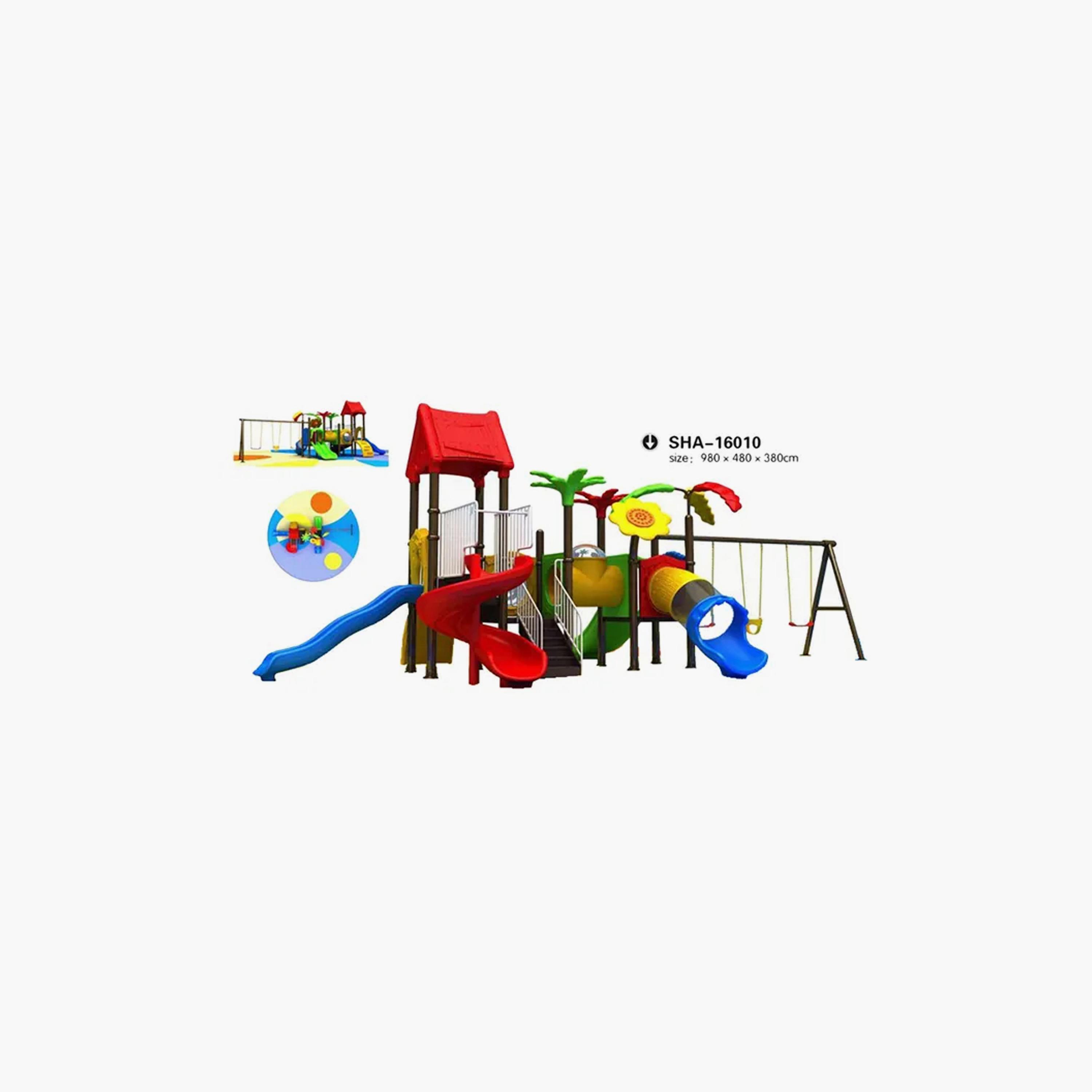 مجموعة ألعاب ميجا فلاور توب مع أرجوحات وزلاقة للفناء الخلفي خارجي من مايتس-toys-outdoor-slidesandswings-image-3