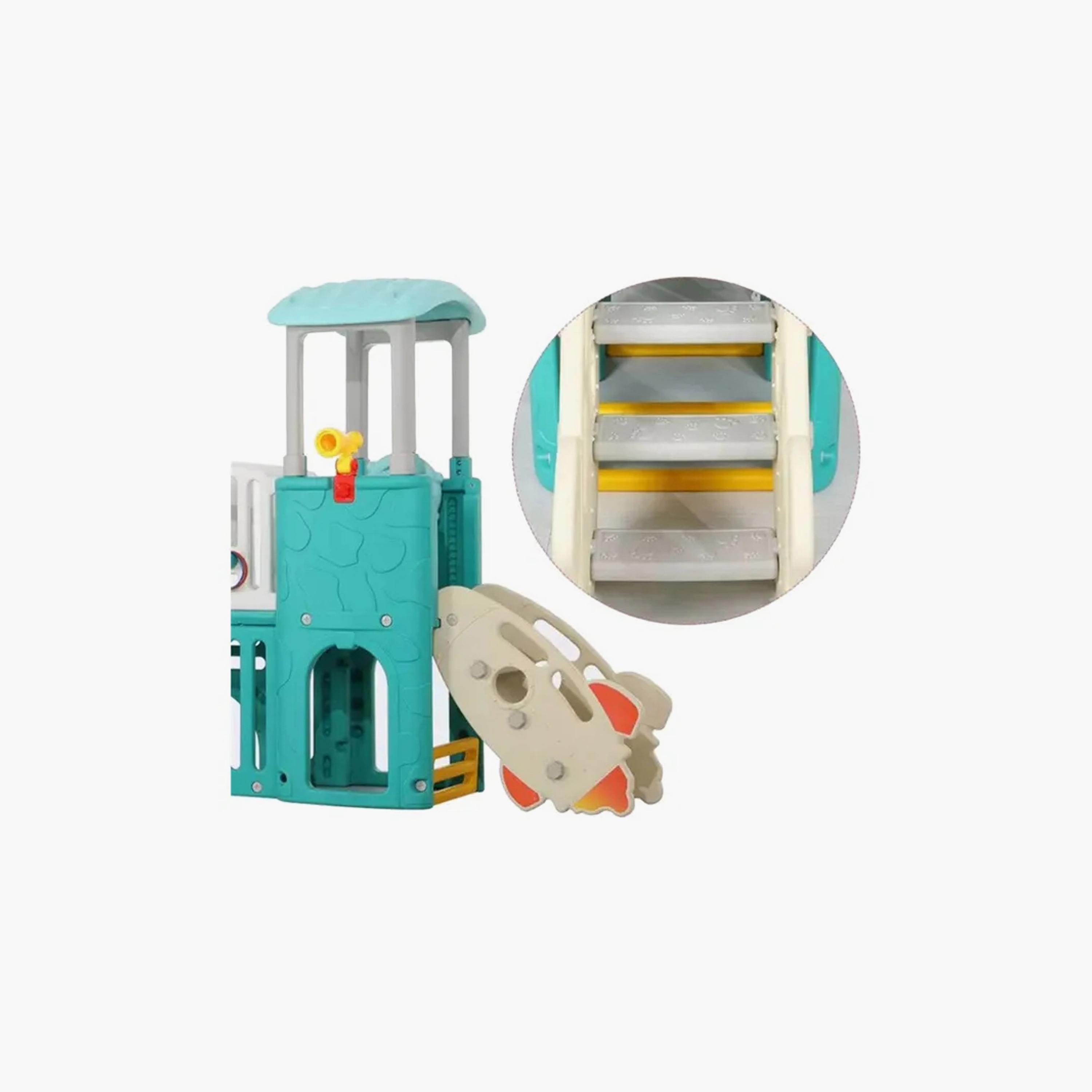 برج الأنشطة متعدد الألعاب طائرة مع زلاقتين من مايتس-toys-outdoor-playhousesandplayards-image-5