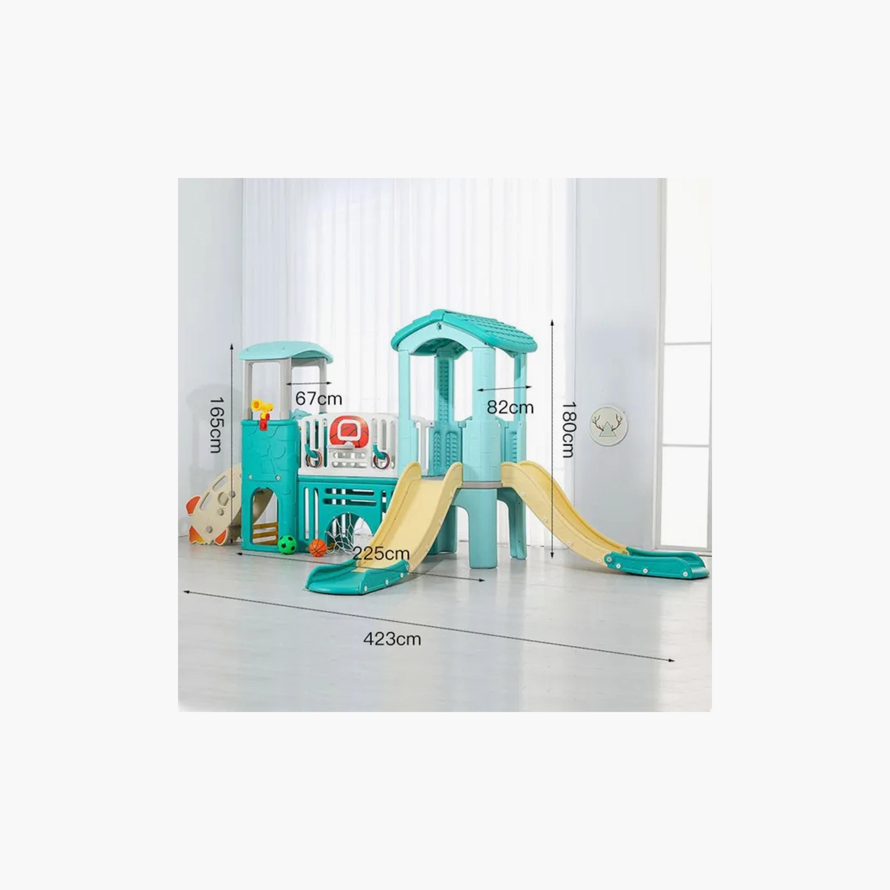 برج الأنشطة متعدد الألعاب طائرة مع زلاقتين من مايتس-toys-outdoor-playhousesandplayards-image-6