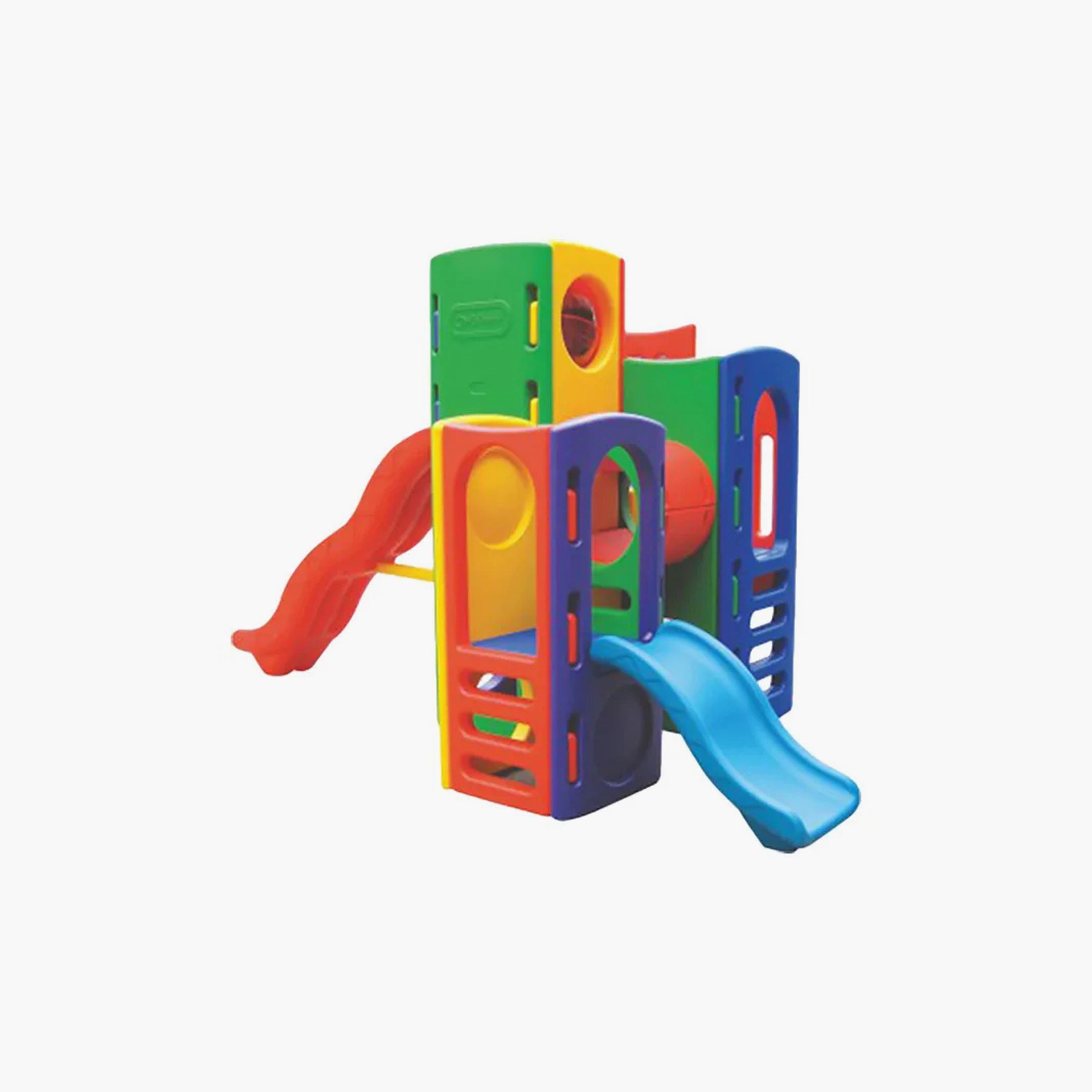 MYTS Outdoor Backyard Composite Play Structure with Slide & Tunnel-toys-outdoor-slidesandswings-image-1