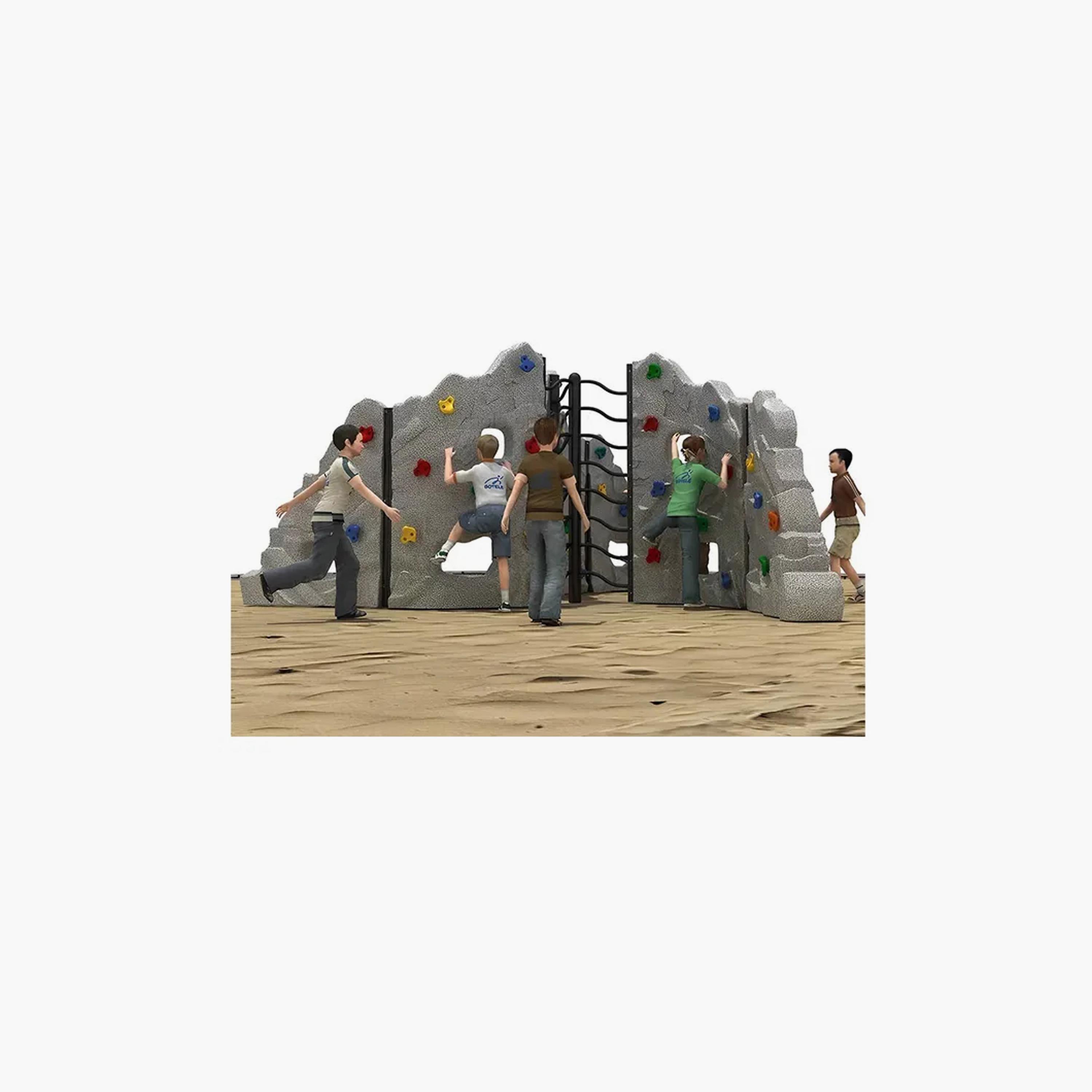 MYTS Kids Gym Backyard Rock Climber Series - Grey-toys-outdoor-sports-image-4