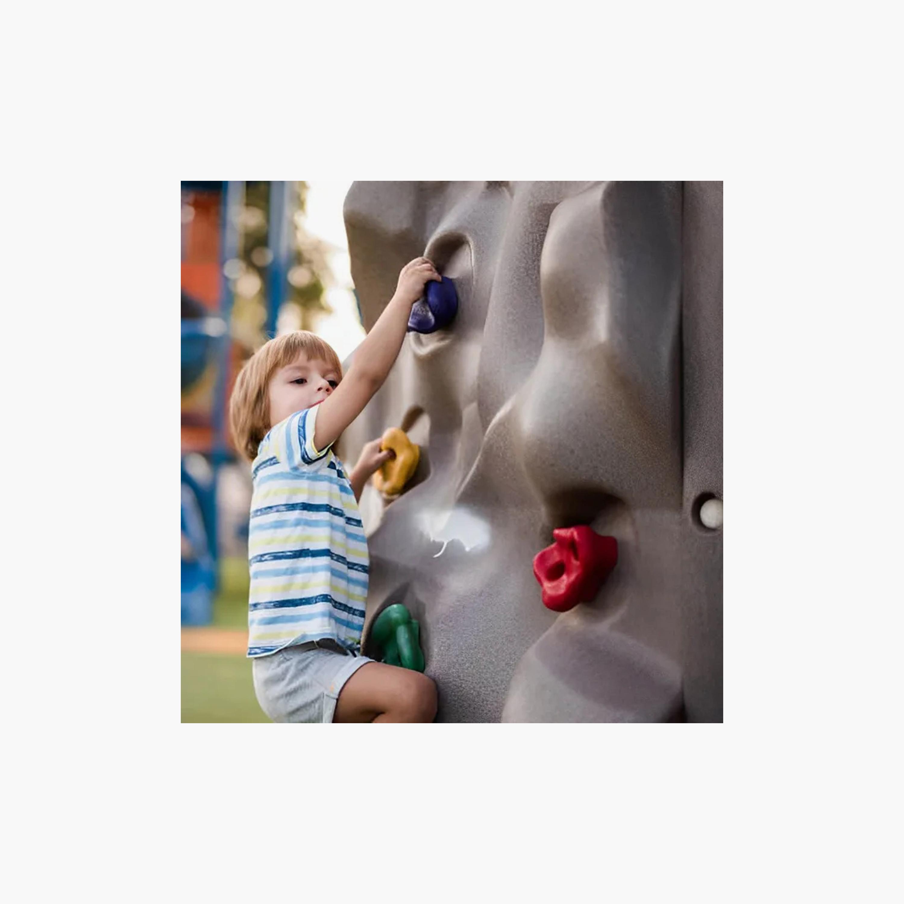 MYTS Kids Gym Backyard Rock Climber Series - Grey-toys-outdoor-sports-image-6