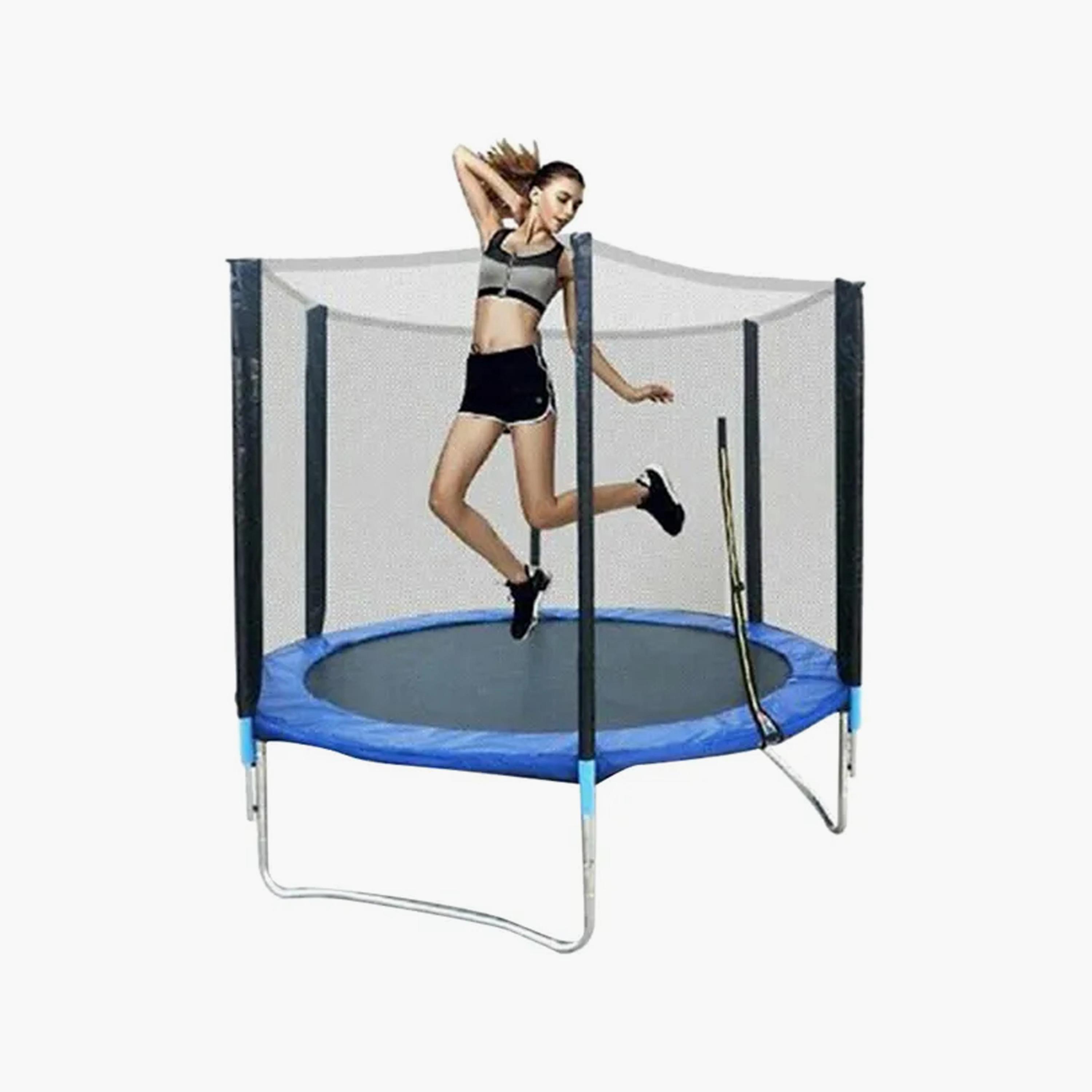 MYTS Outdoor Backyard Rounded Trampoline - 6ft-toys-outdoor-playhousesandplayards-image-1