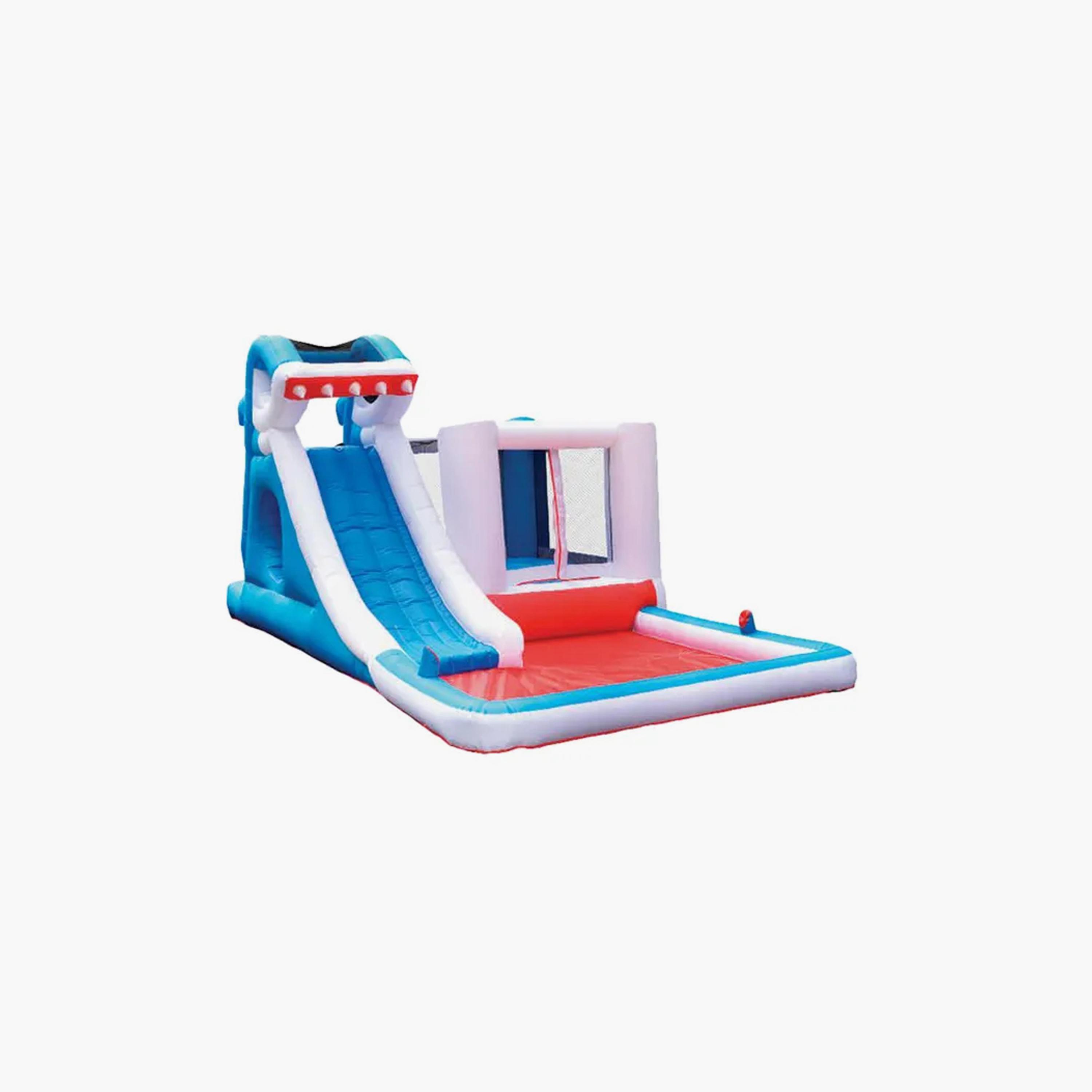 MYTS Inflatable Backyard Shark Water Slide Bouncer & House Jumper-toys-outdoor-sports-image-1