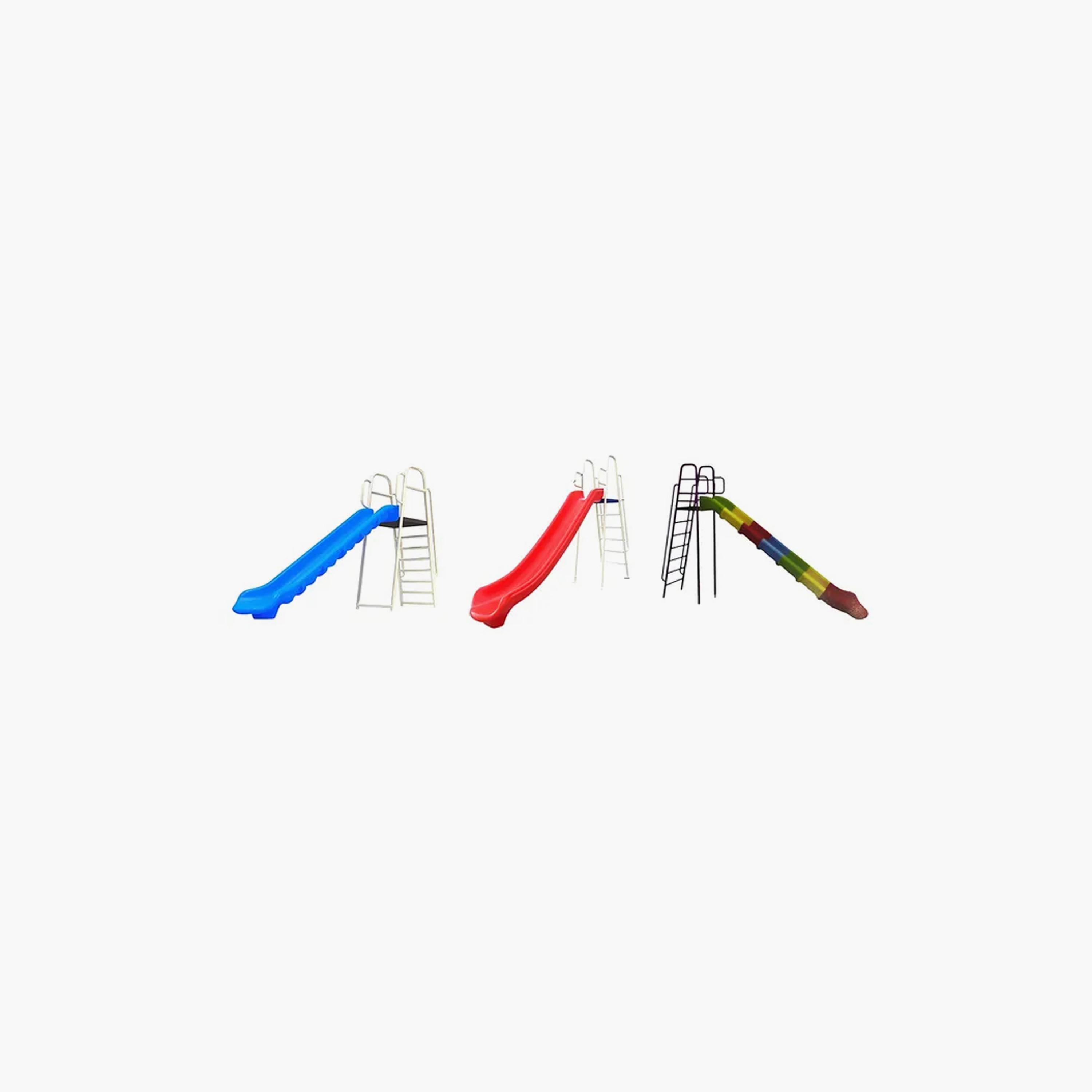 MYTS Outdoor Backyard Rainbow-Coloured Slide - Assorted - 240 cm-toys-outdoor-slidesandswings-image-1