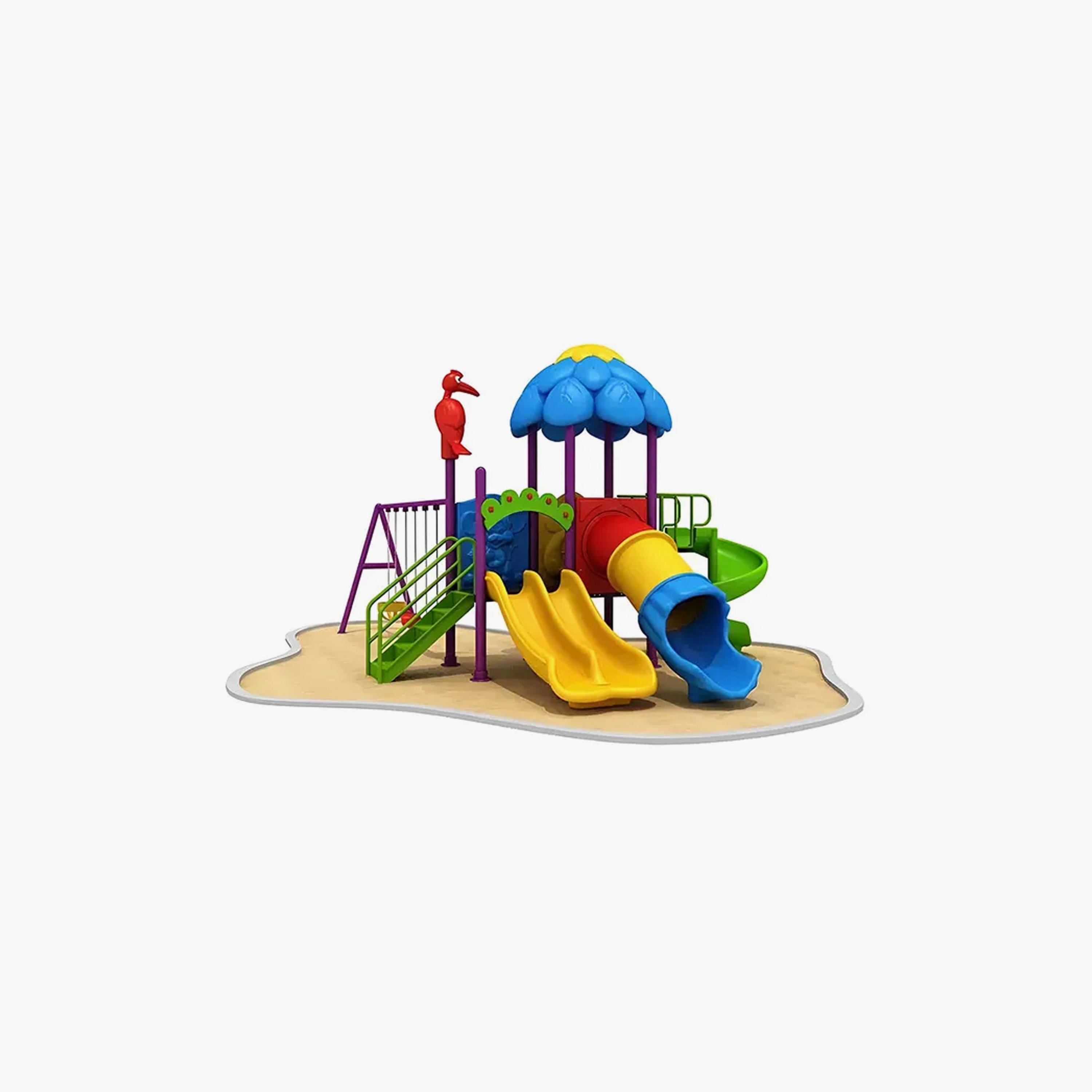 MYTS Outdoor Backyard Activity Playcentre with Slides & 3 Swings-toys-outdoor-playhousesandplayards-image-3