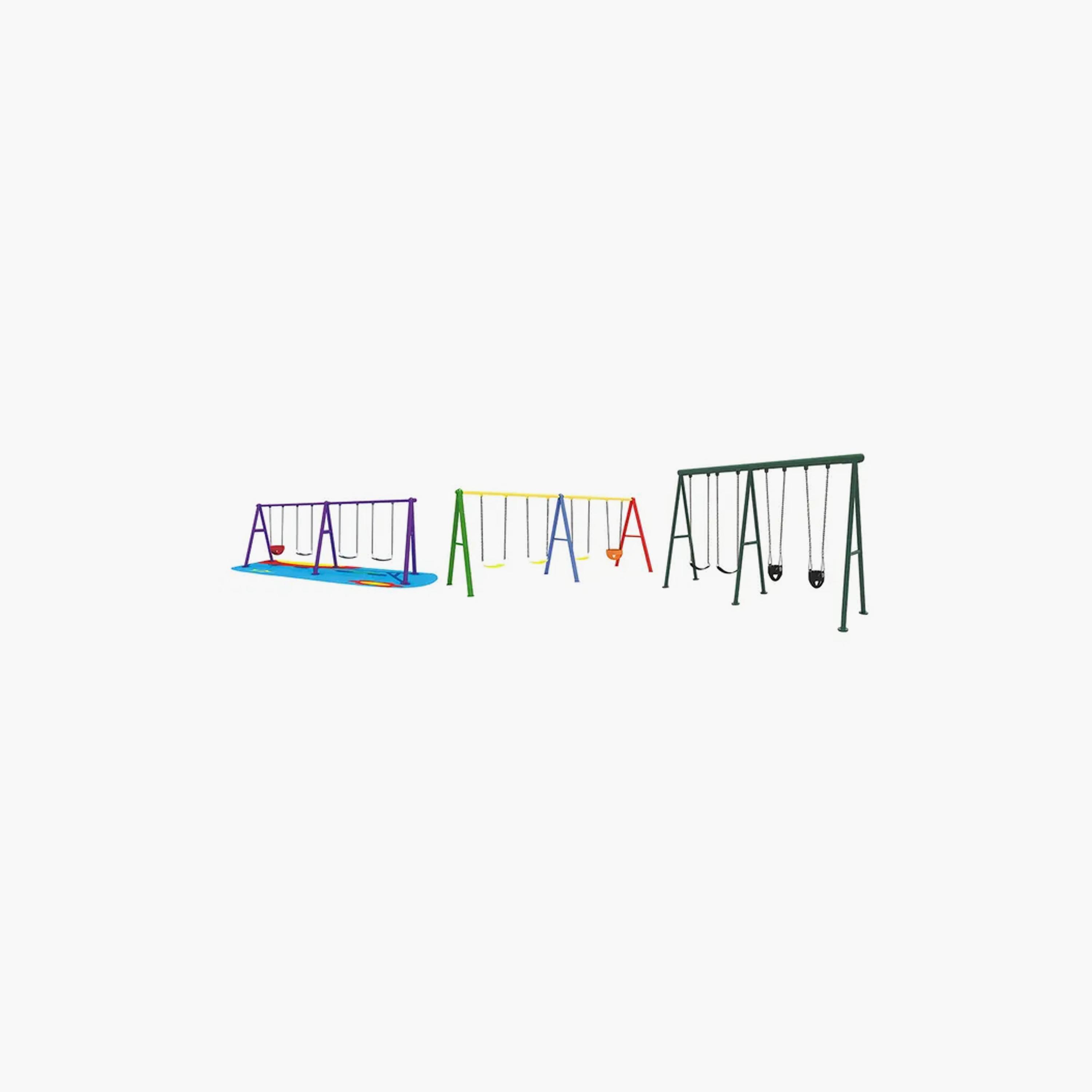 MYTS Outdoor Backyard Adventure Range 4 Swings - Assorted - 250 cm-toys-outdoor-slidesandswings-image-1