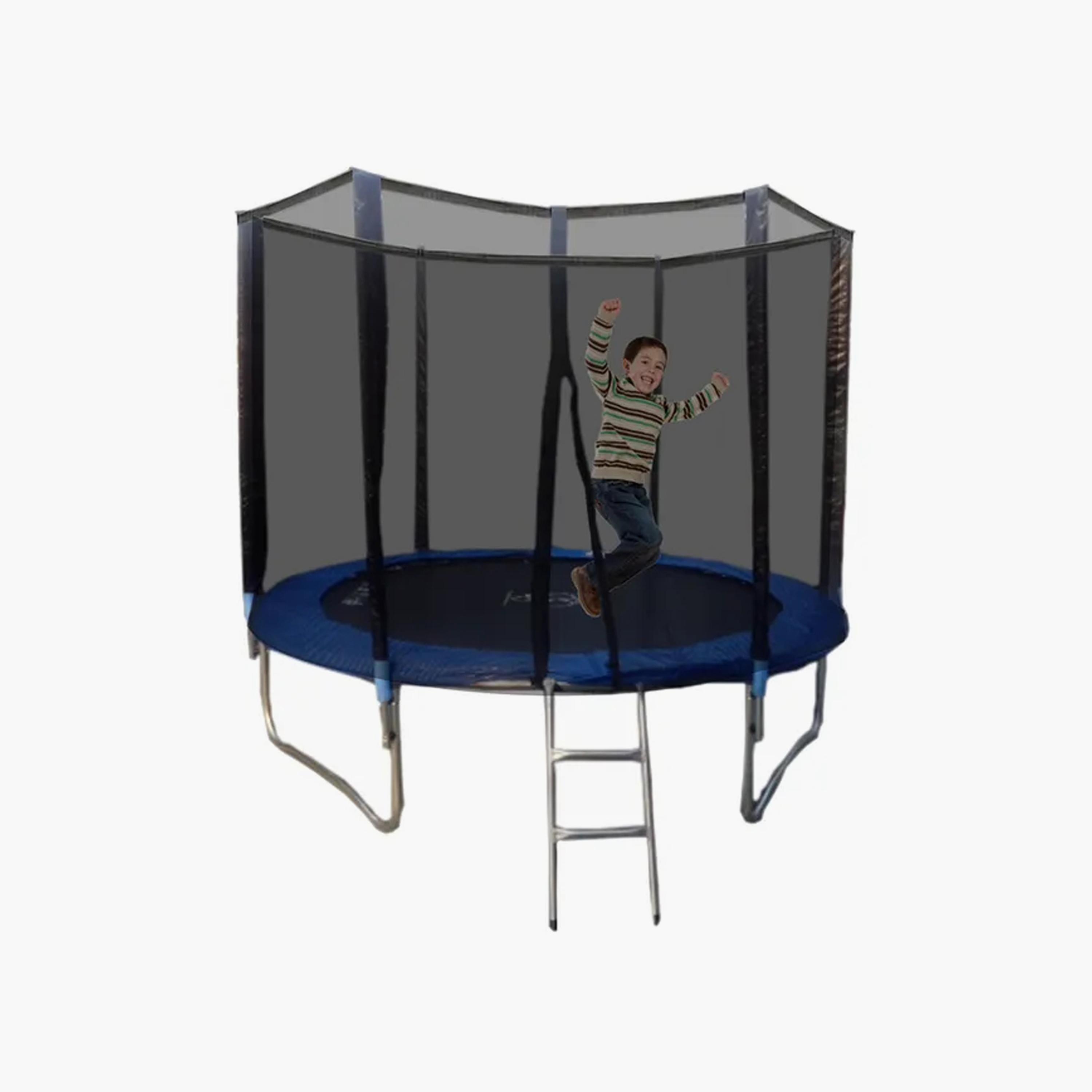 MYTS Jumping Rounded Trampoline with Safety Net - 8ft-toys-outdoor-playhousesandplayards-image-2