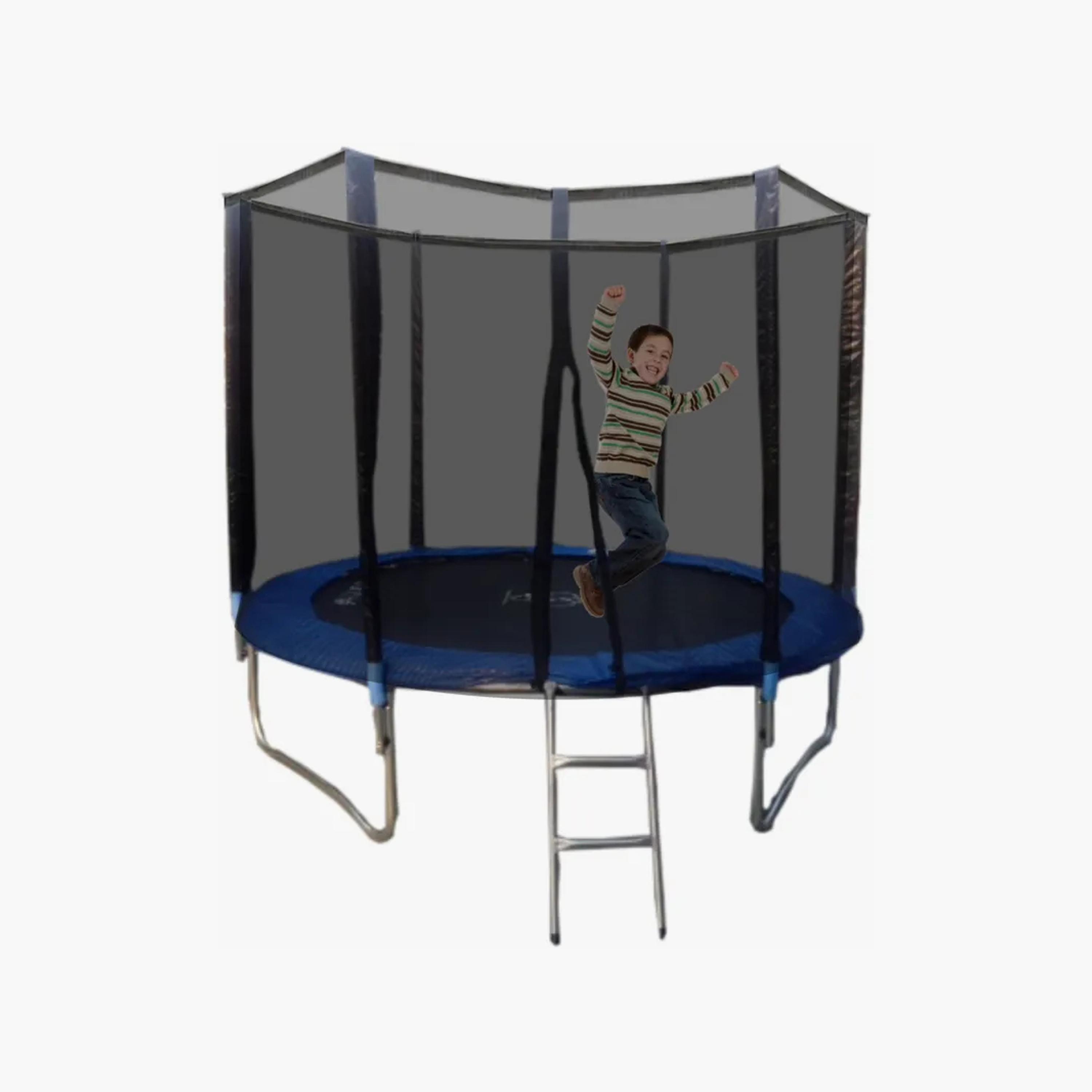 MYTS Jumping Rounded Trampoline with Safety Net - 8ft-toys-outdoor-playhousesandplayards-image-5