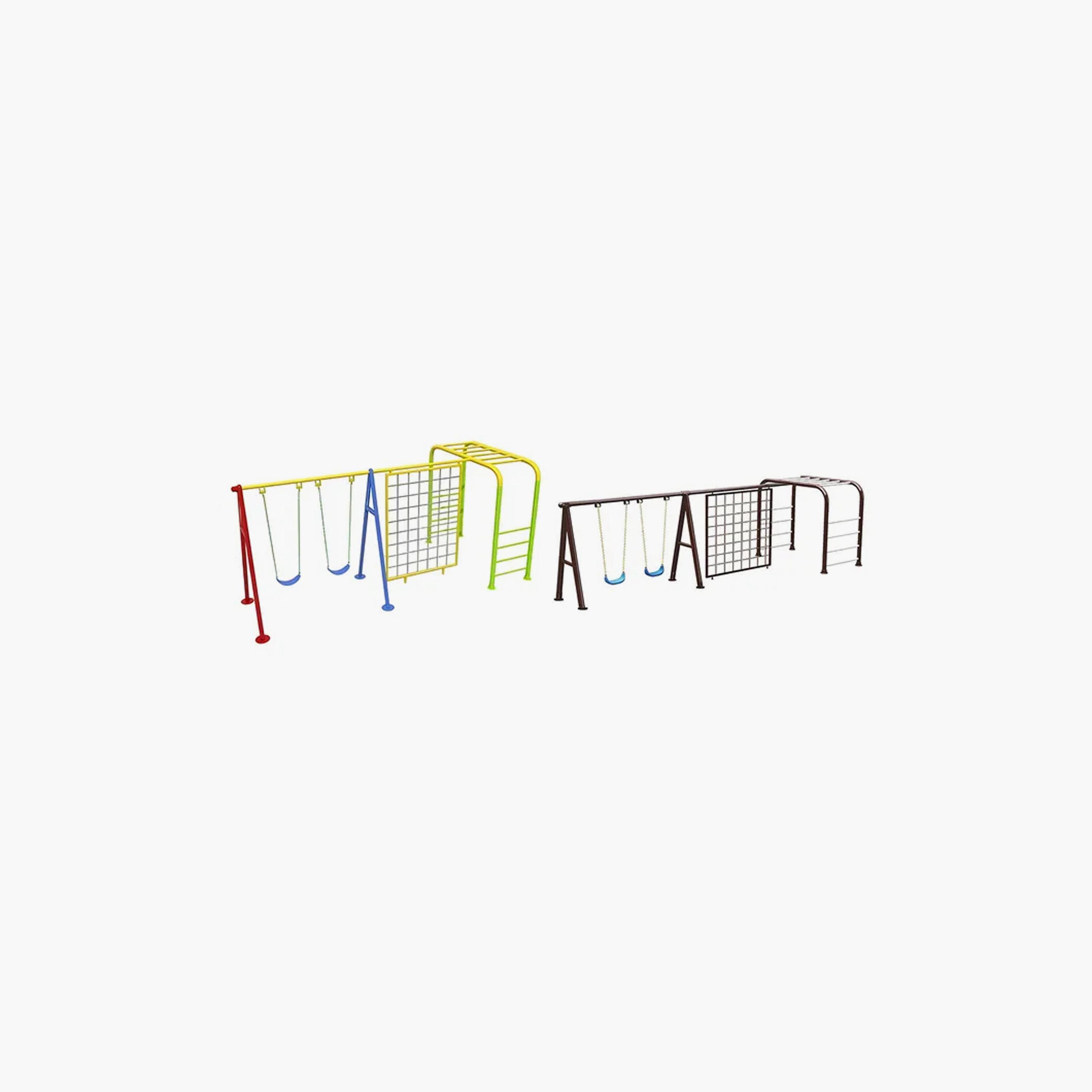 MYTS Outdoor Backyard Monkey Climbing Hanging Bars & Swing - Assorted-toys-outdoor-sports-image-1