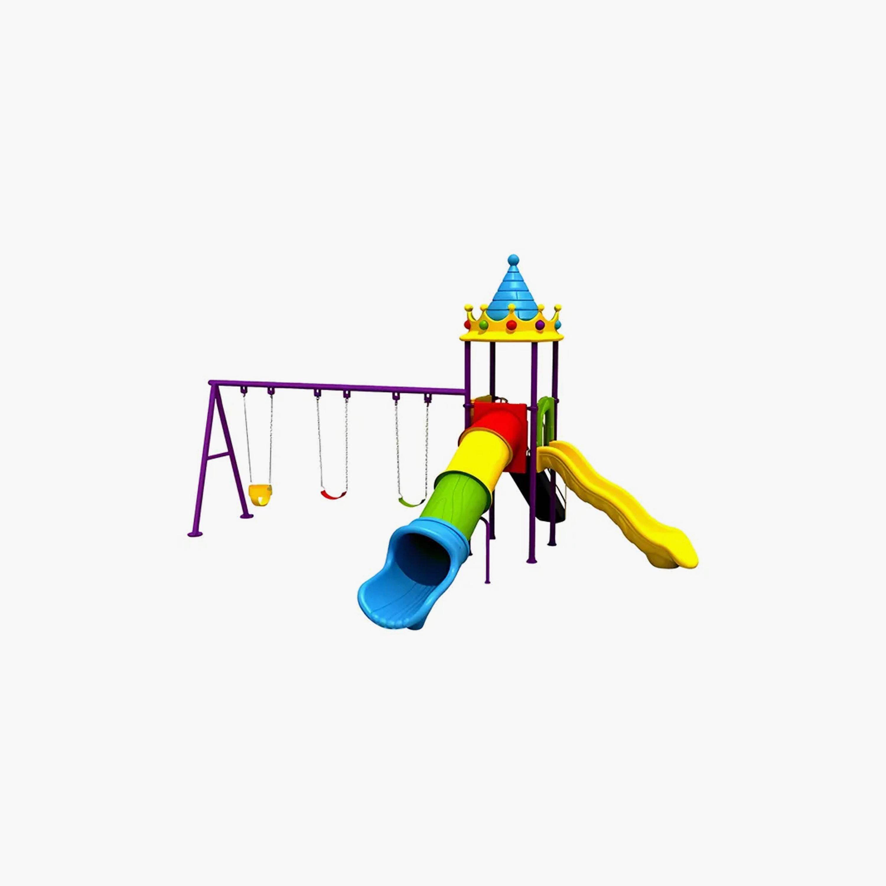 أرجوحة وزلاقة من سلسلة فان للفناء الخلفي خارجي من مايتس-toys-outdoor-slidesandswings-image-1