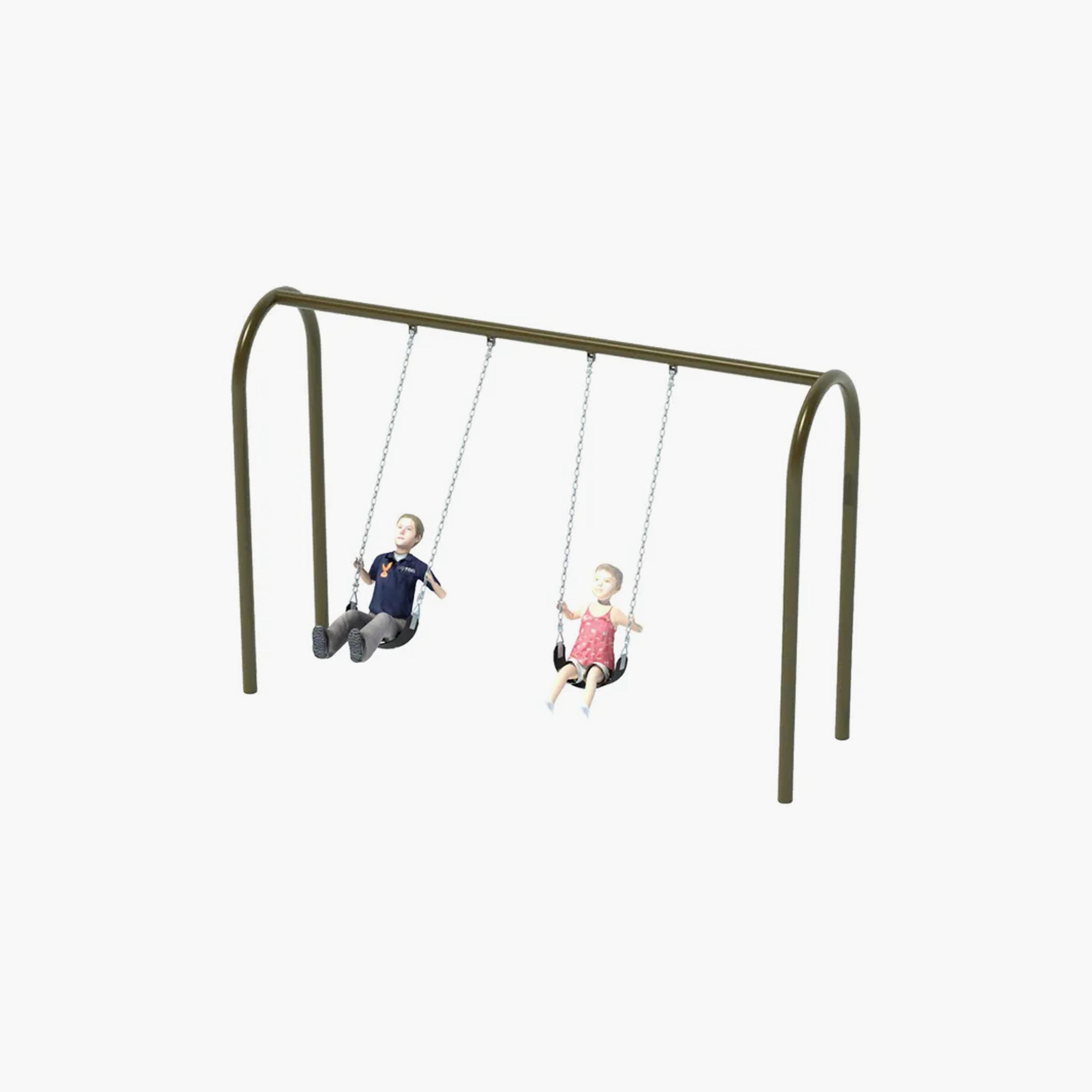 أرجوحة معدنية ذات مقعدين للفناء الخلفي خارجي - متنوعة من مايتس-toys-outdoor-slidesandswings-image-5
