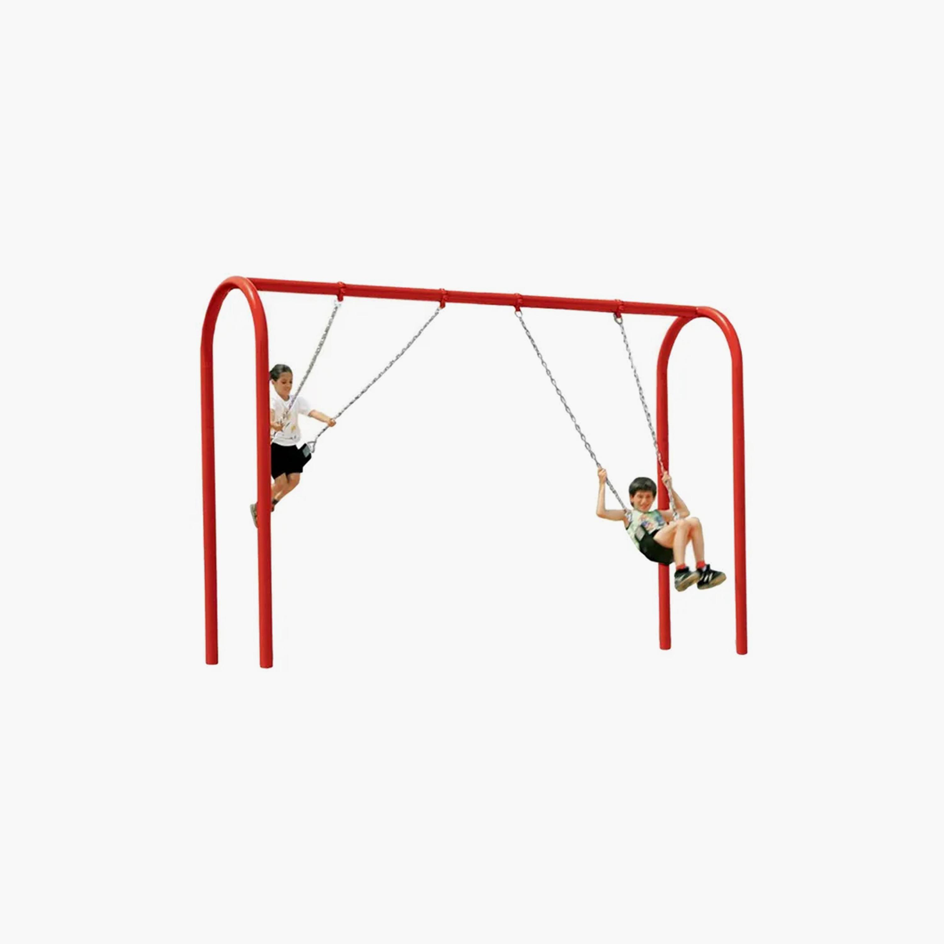 أرجوحة معدنية ذات مقعدين للفناء الخلفي خارجي - متنوعة من مايتس-toys-outdoor-slidesandswings-image-6
