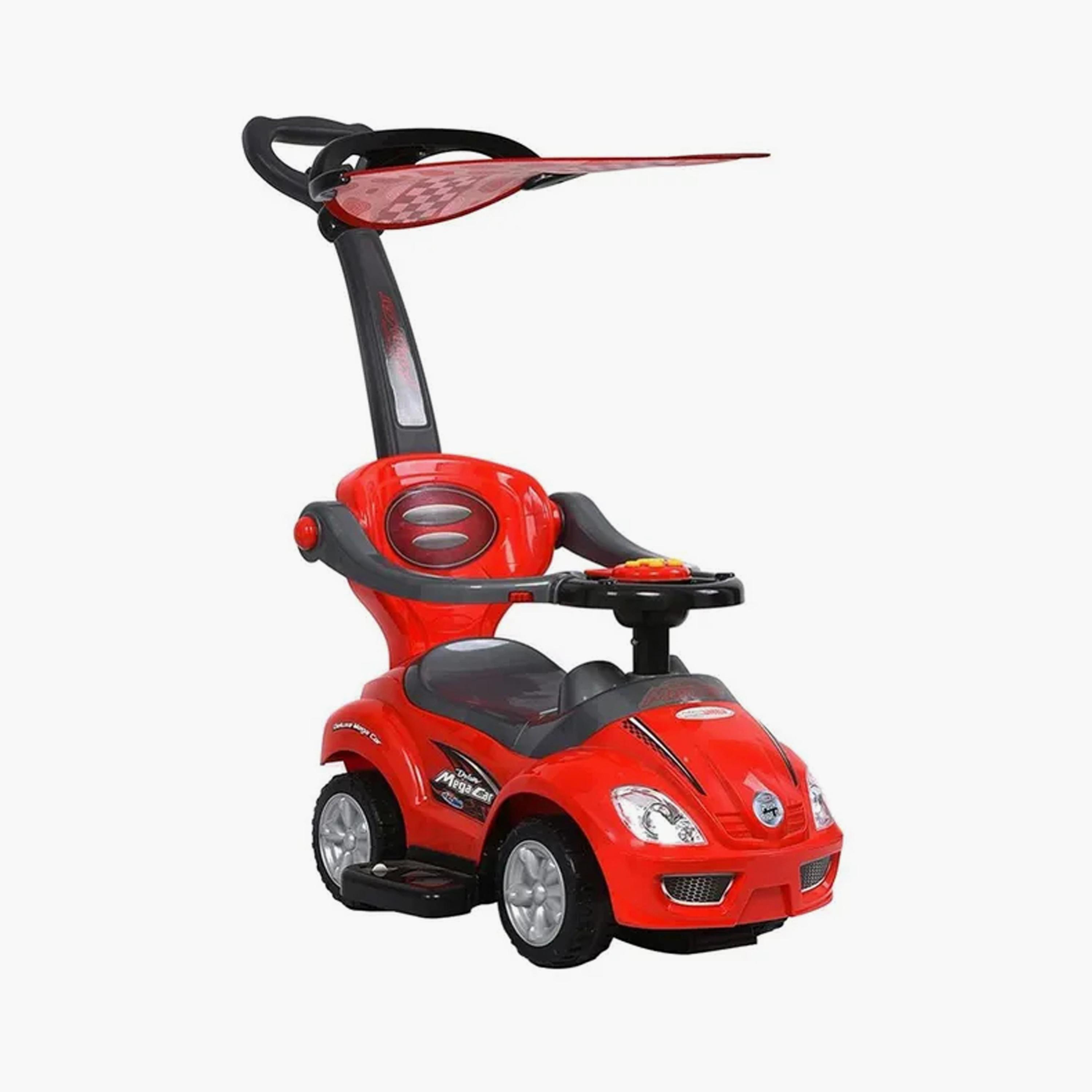 سيارة ركوب ودفع 3 في 1 مزودة بمظلة وواقي شمس من مايتس-toys-outdoor-bikesandrideons-manualrideons-image-1