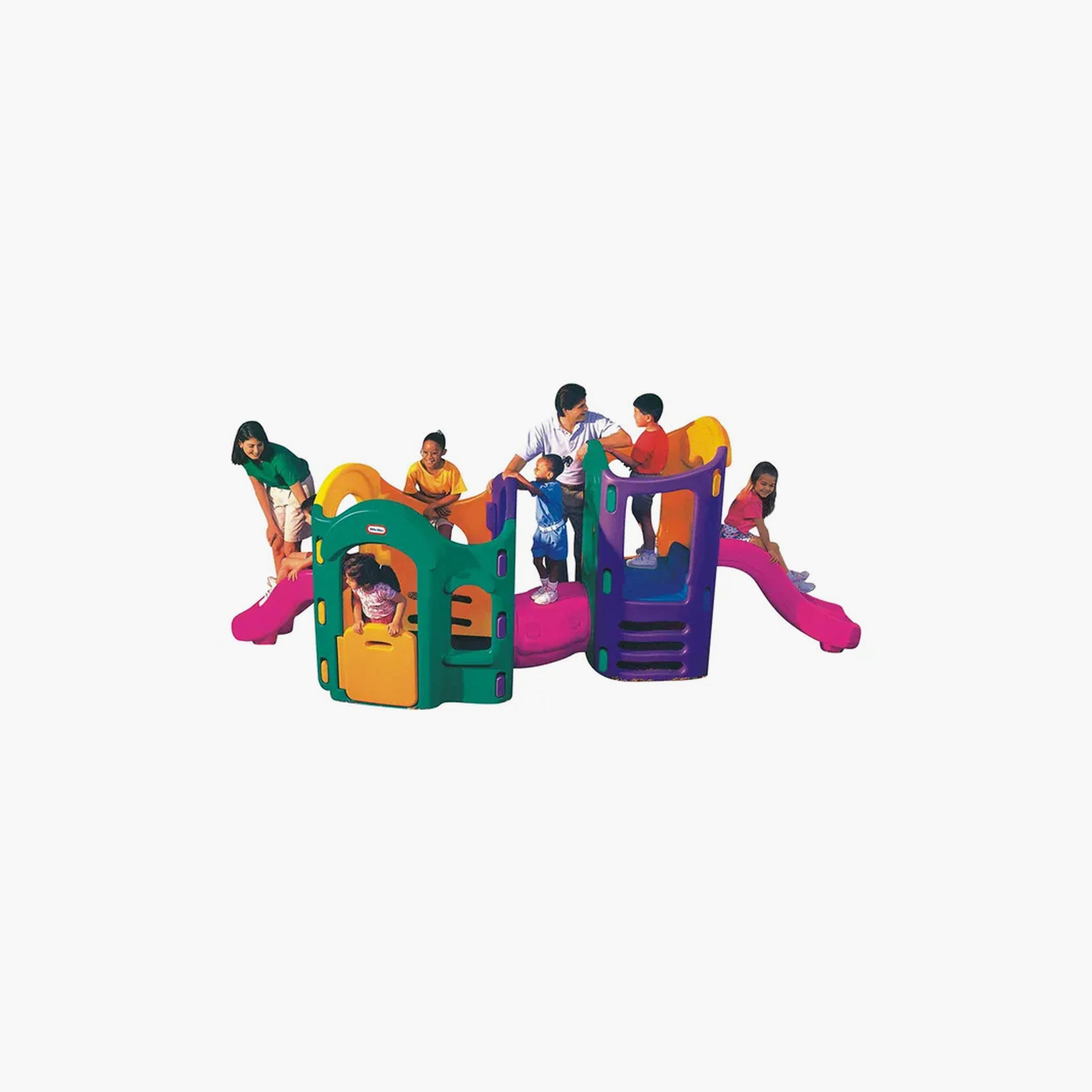 MYTS Outdoor Backyard Composite Play Structure with Slide & Tunnel-toys-outdoor-playhousesandplayards-image-1