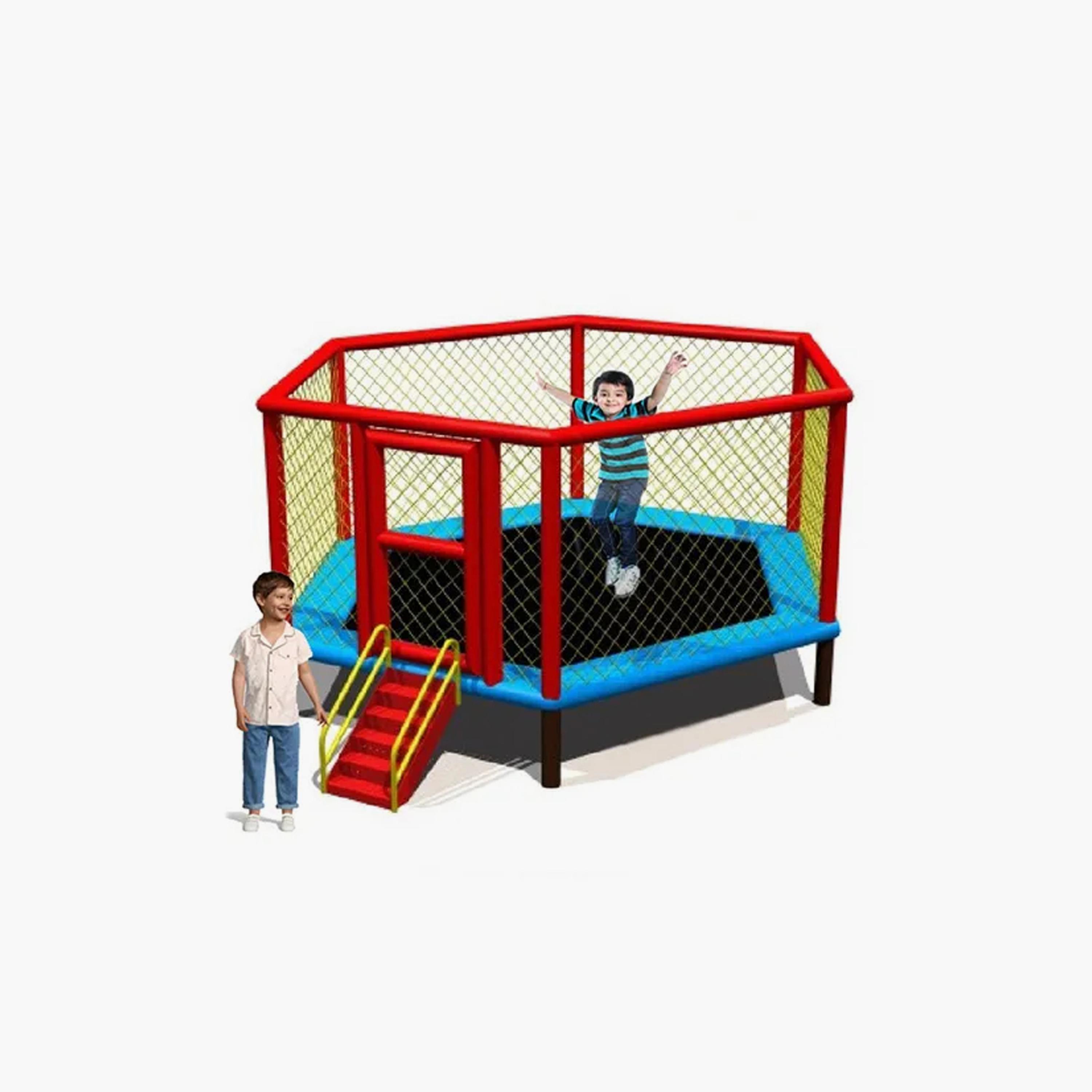MYTS Outdoor Flipout Bounce Trampoline with Safety Enclosure - 12ft-toys-outdoor-playhousesandplayards-image-2