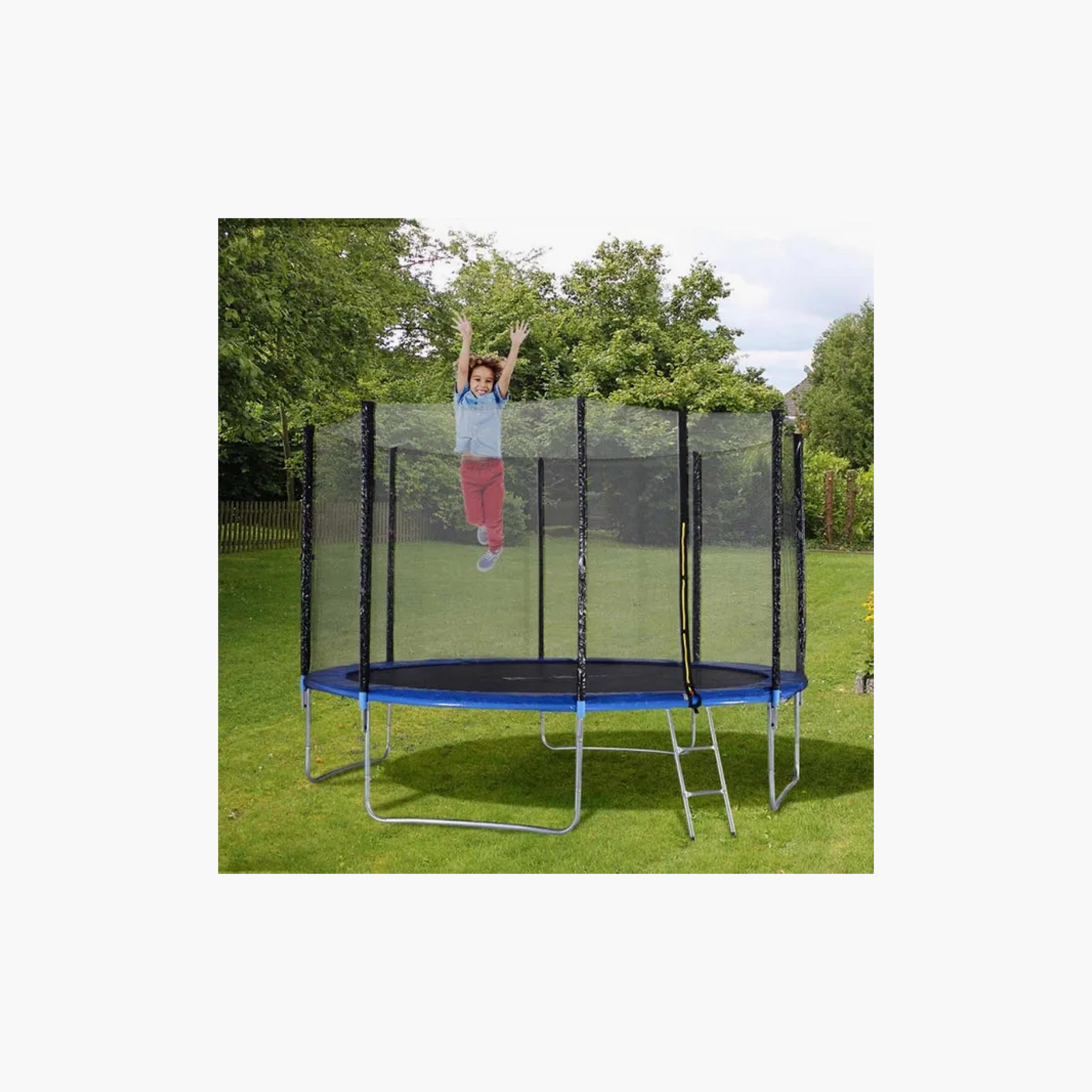 MYTS Outdoor Backyard Rounded Trampoline - 12ft-toys-outdoor-playhousesandplayards-image-5
