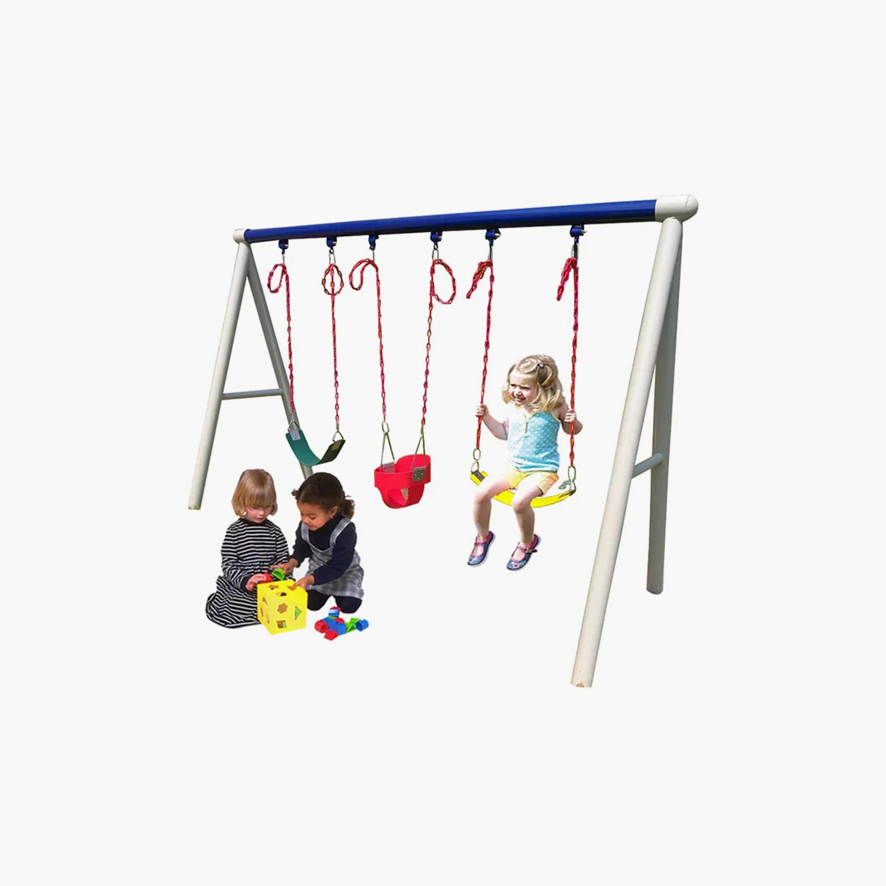 MYTS Outdoor Backyard Metal Play Swing - 250 cm-toys-outdoor-slidesandswings-image-3