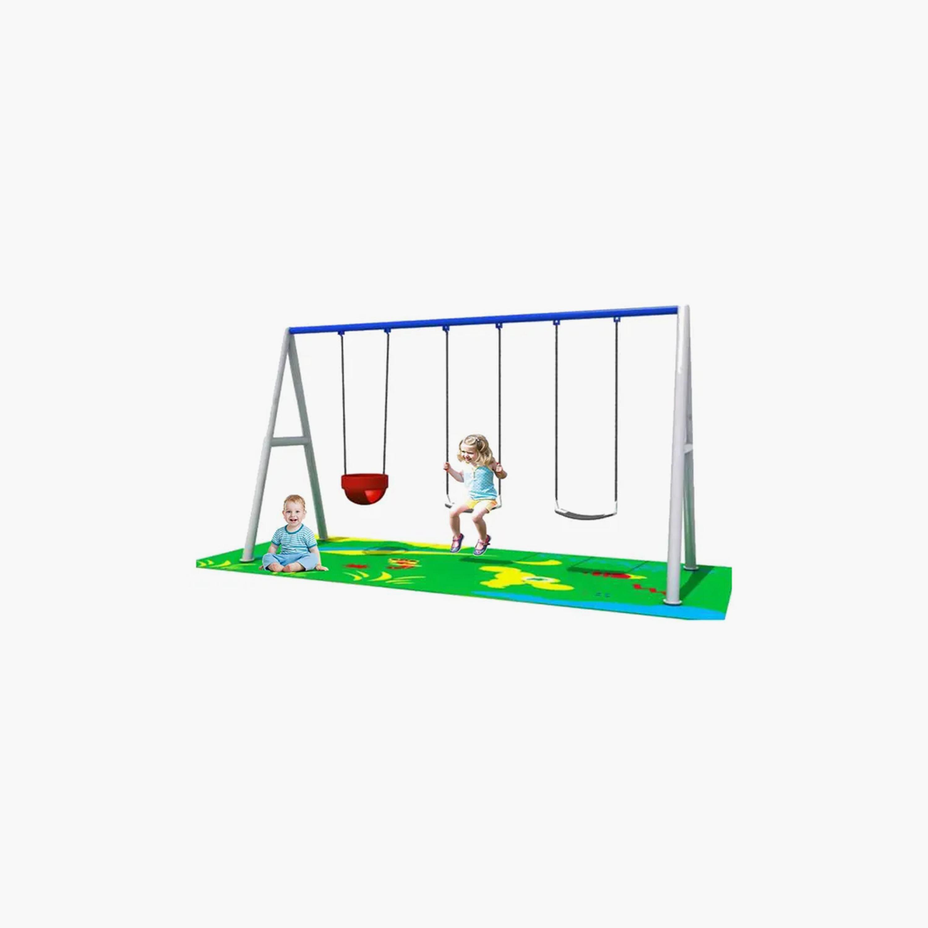 MYTS Outdoor Backyard Metal Play Swing - 200 cm-toys-outdoor-slidesandswings-image-1