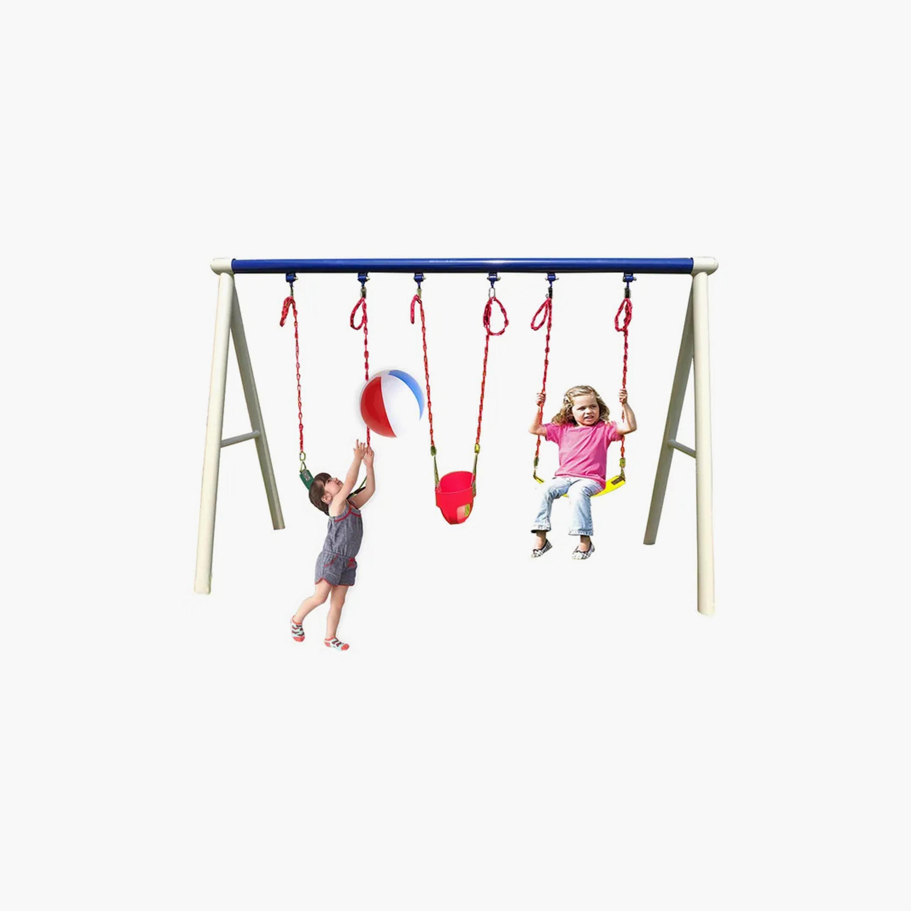 MYTS Outdoor Backyard Metal Play Swing - 200 cm-toys-outdoor-slidesandswings-image-2