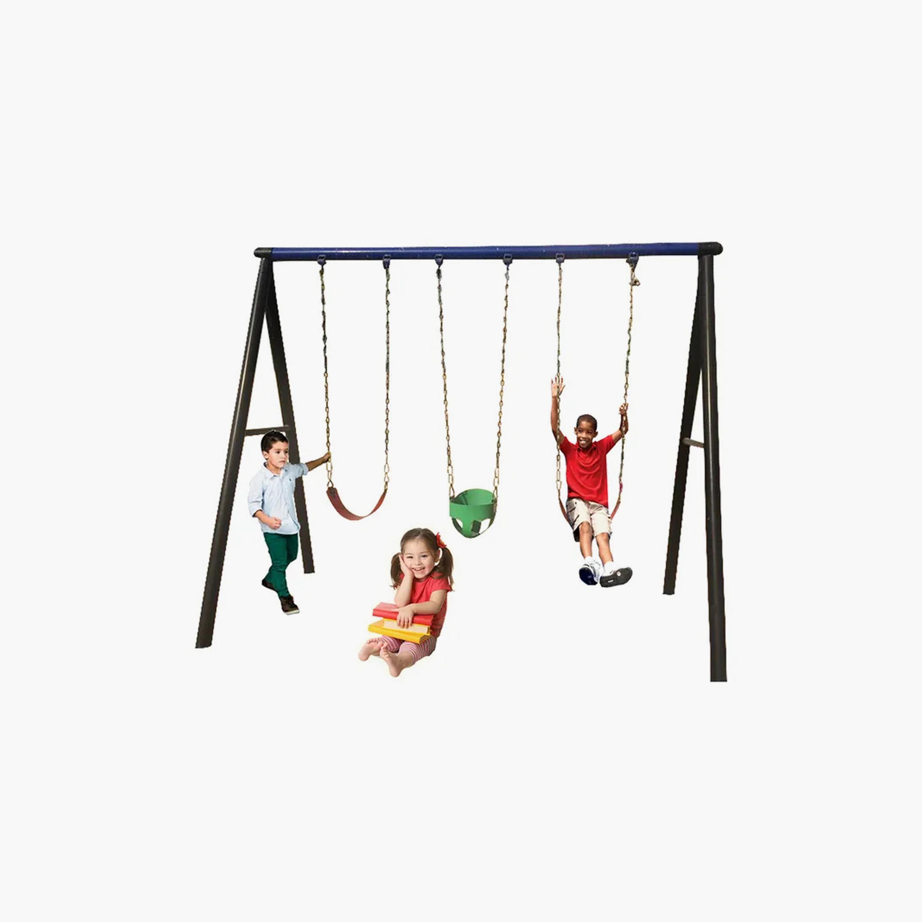 MYTS Outdoor Backyard Metal Play Swing - 200 cm-toys-outdoor-slidesandswings-image-5