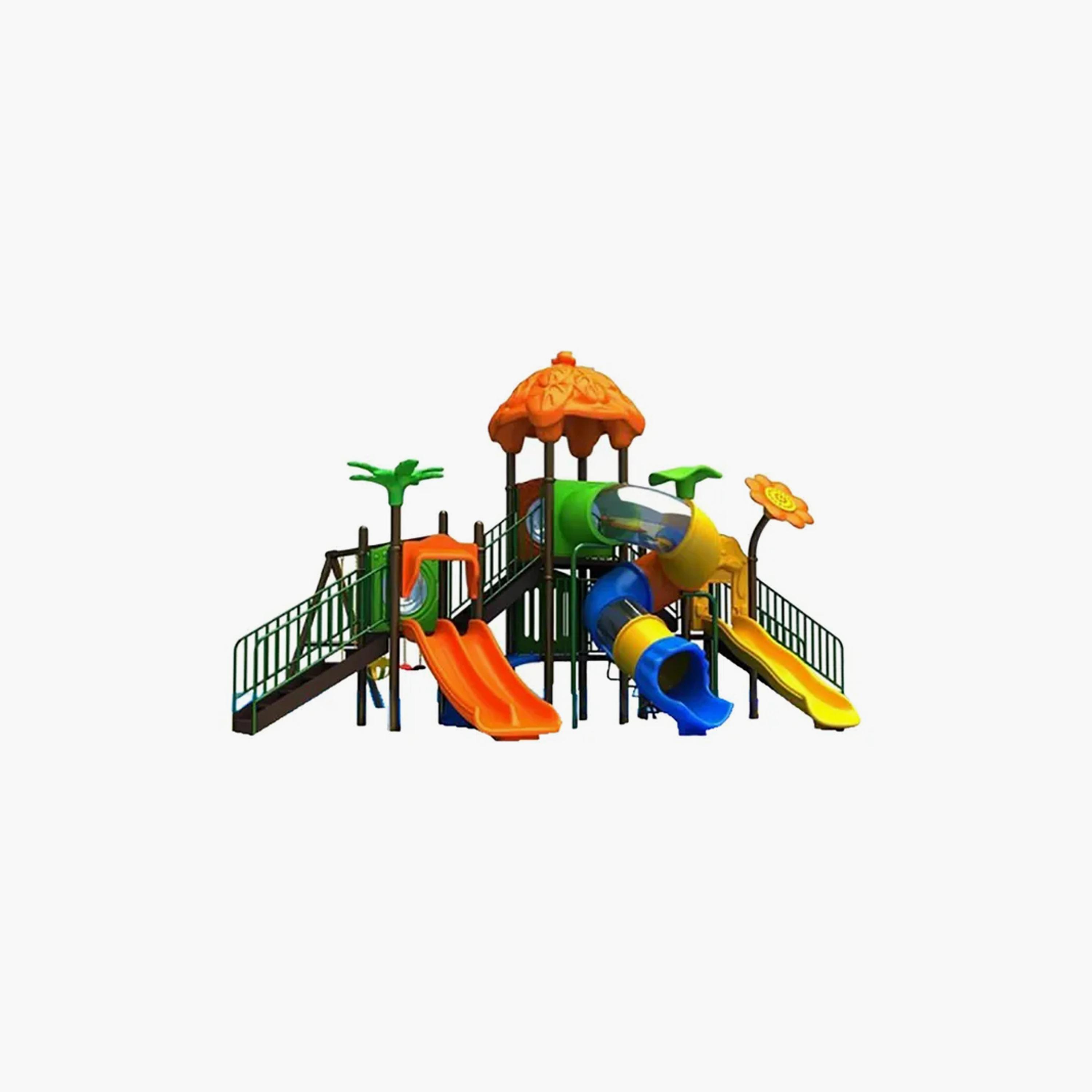 MYTS Kids' Outdoor Mega Palm Playground Slide Set-toys-outdoor-playhousesandplayards-image-1