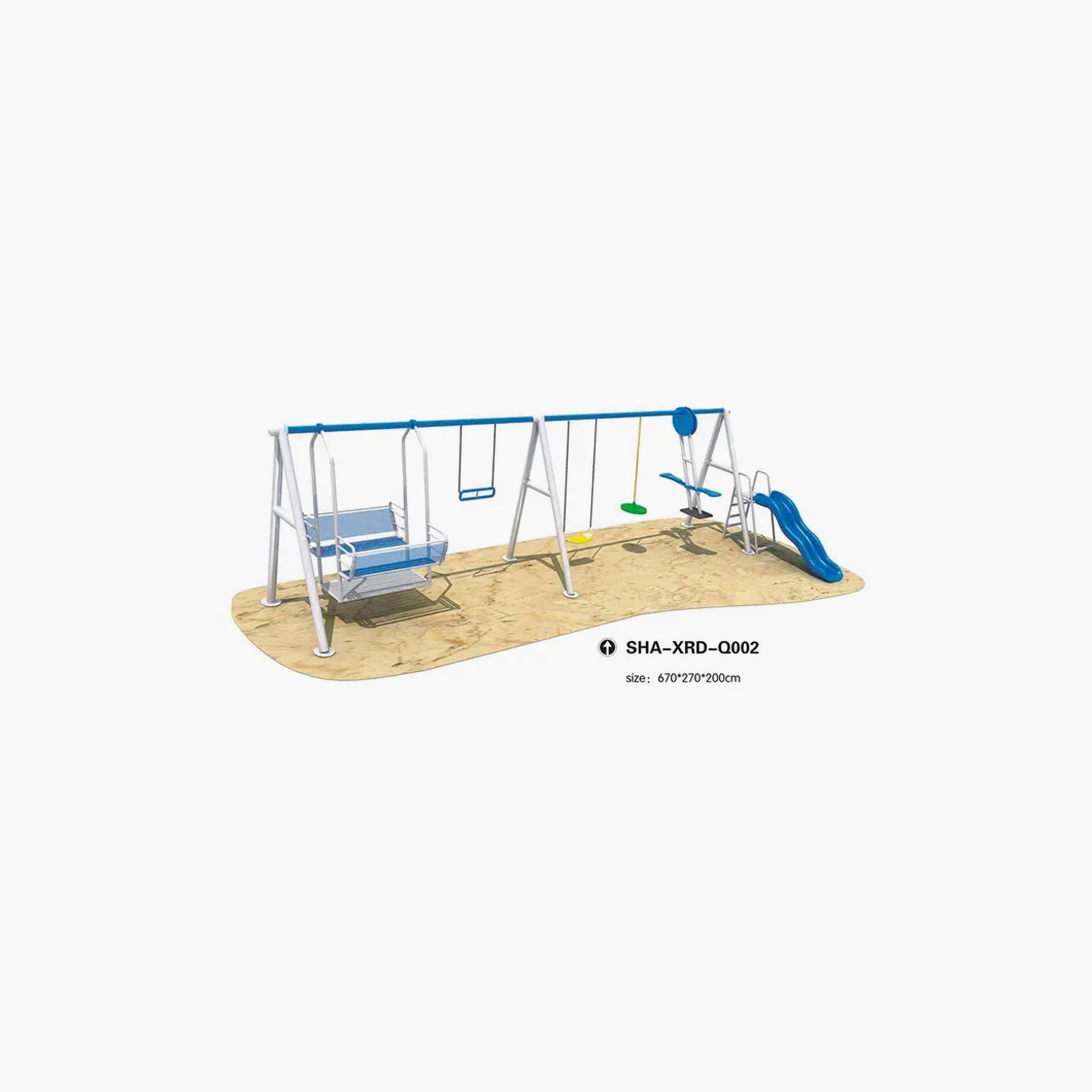 MYTS Mega Prime Swings & Slides with Monkey Climber - 200 cm-toys-outdoor-slidesandswings-image-2