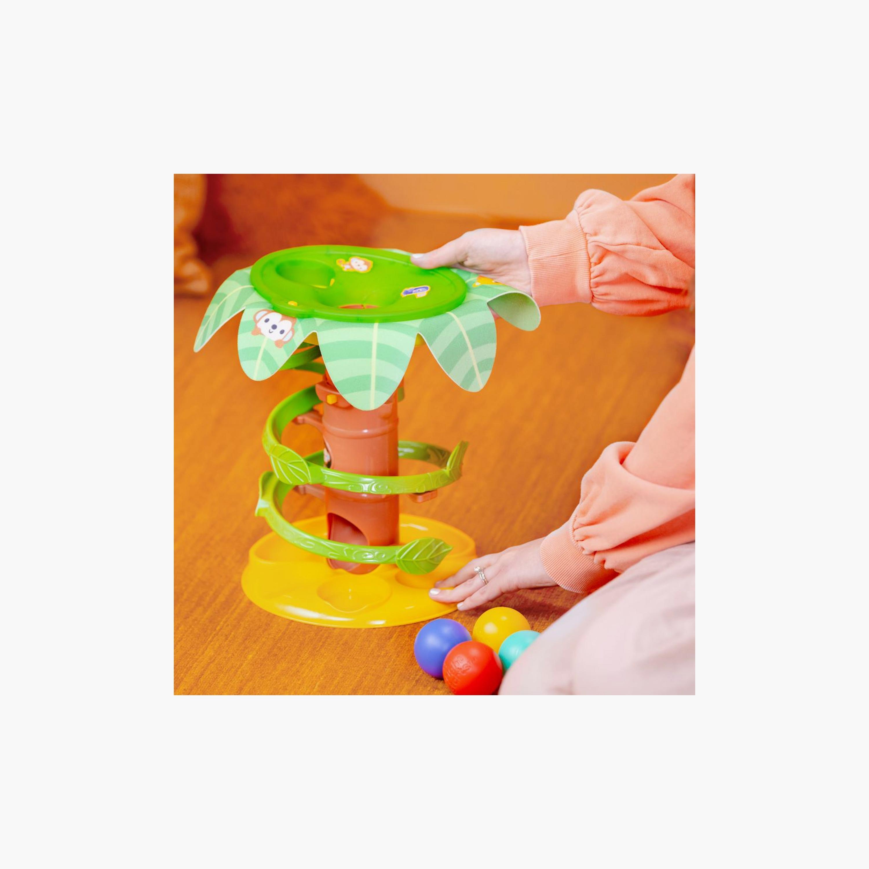 Bright Starts Tropical Twirl Ball Play Toy with Light & Music - 6 Months+-toys-babyandtoddlertoys-lightsandmusicaltoys-image-3