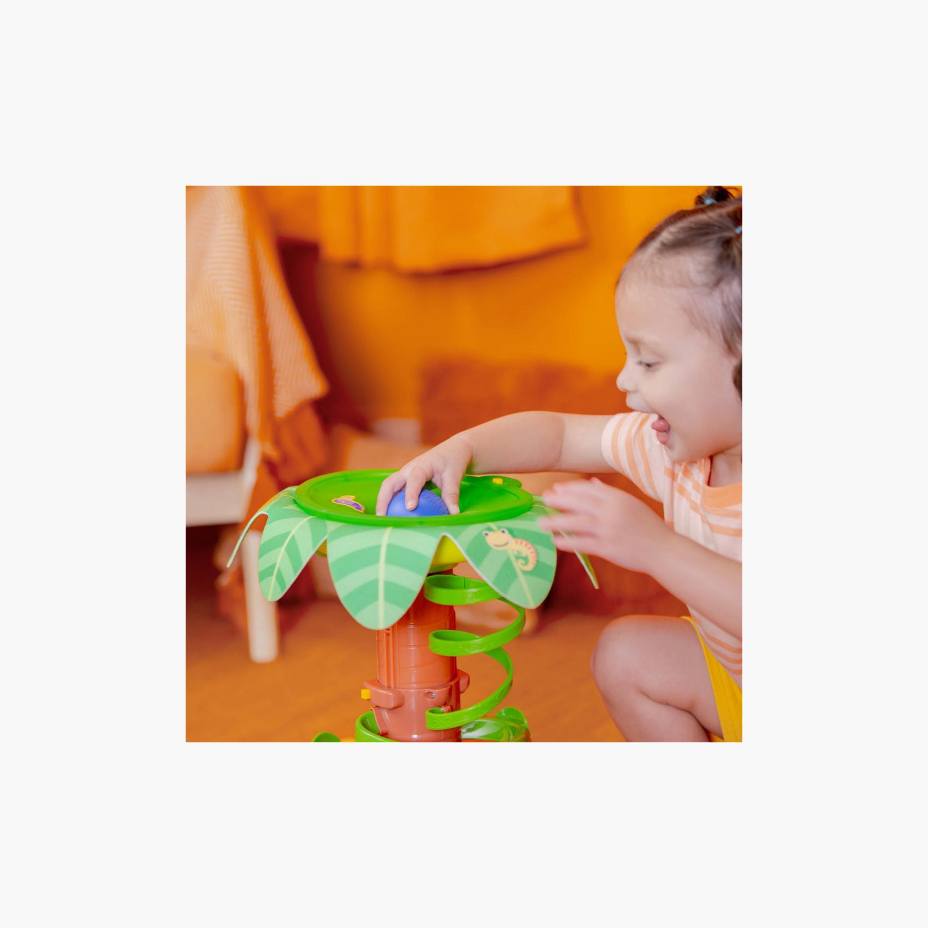 Bright Starts Tropical Twirl Ball Play Toy with Light & Music - 6 Months+-toys-babyandtoddlertoys-lightsandmusicaltoys-image-6
