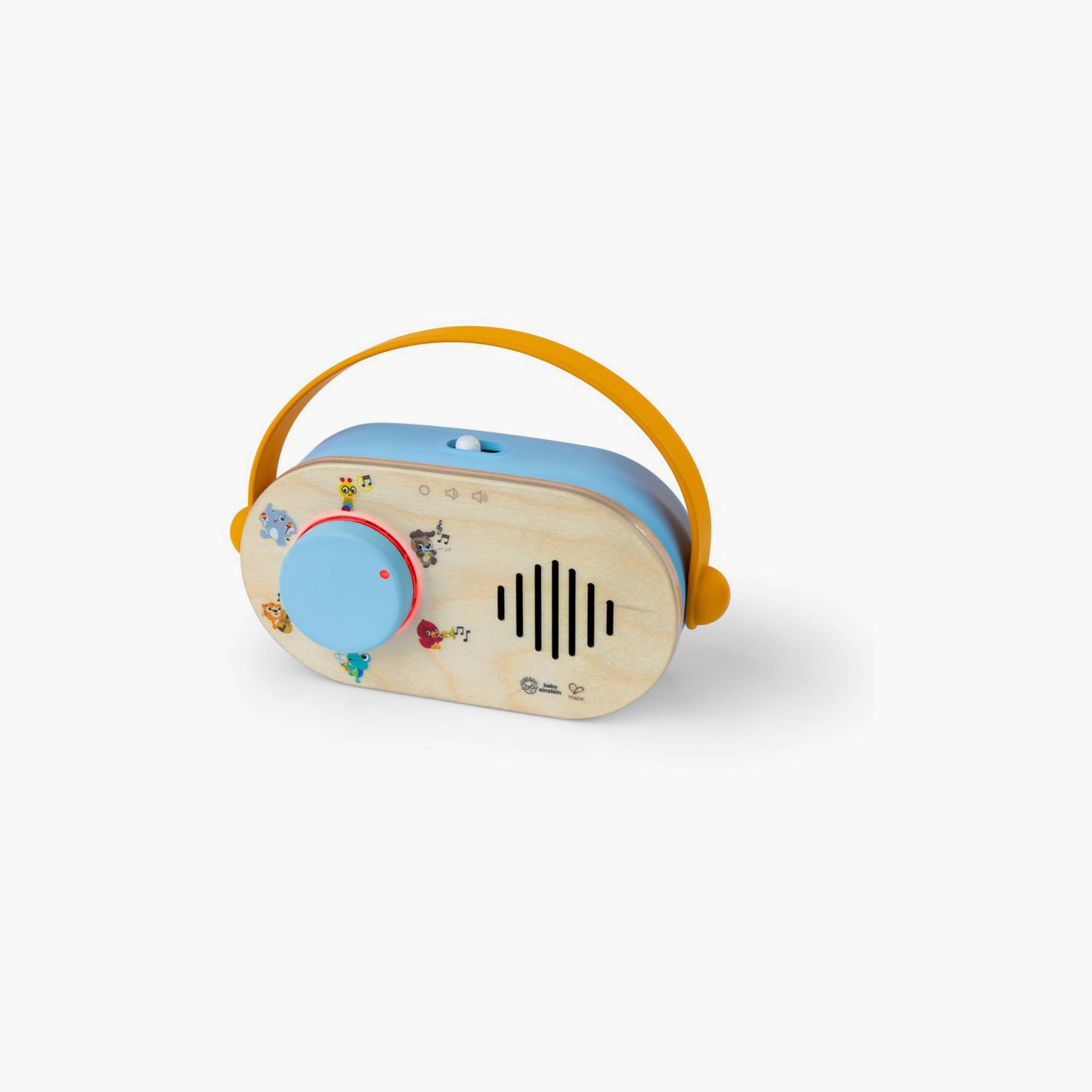 Baby Einstein Hape Discovery Radio Toy with Light & Music - 6 Months+-toys-babyandtoddlertoys-lightsandmusicaltoys-image-1