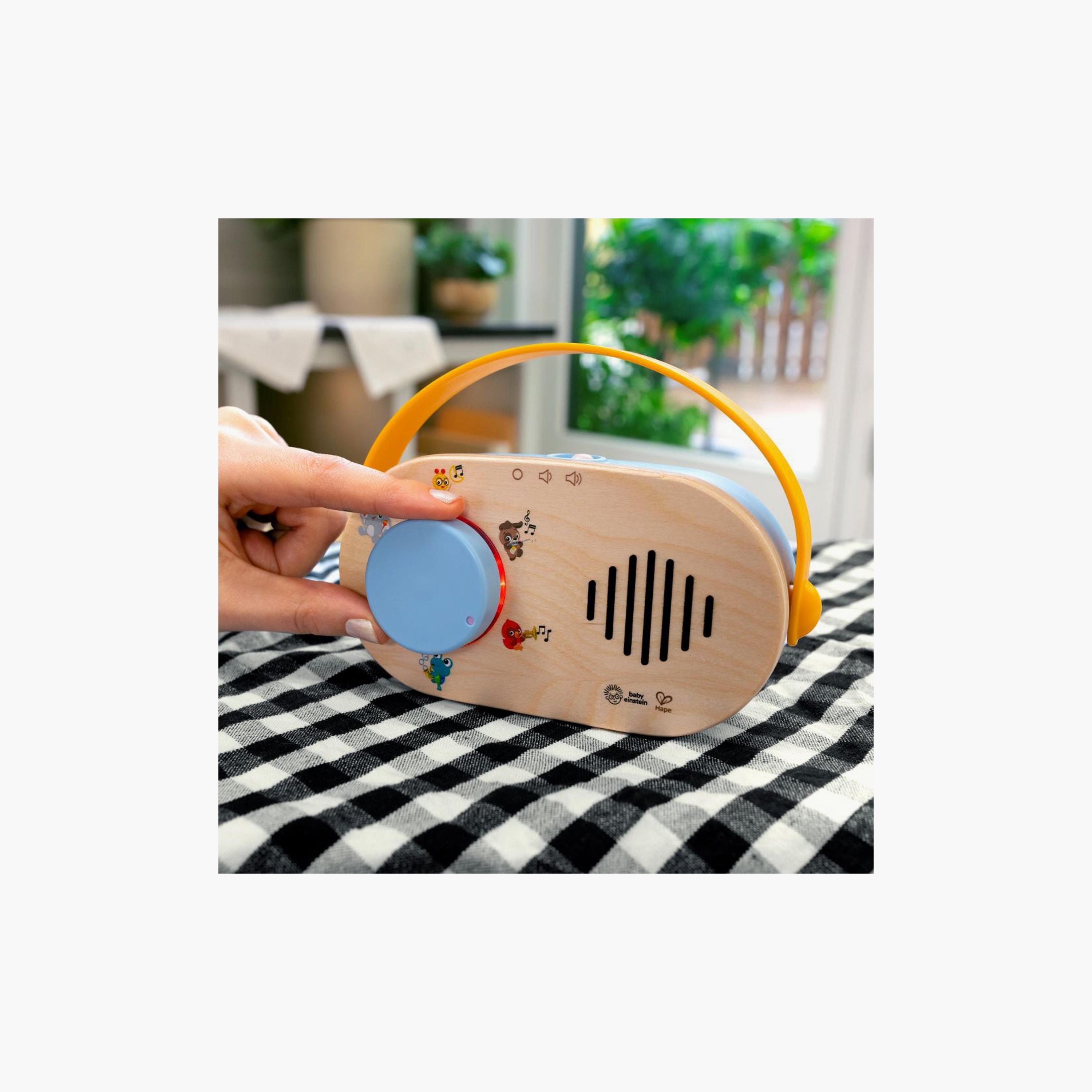 Baby Einstein Hape Discovery Radio Toy with Light & Music - 6 Months+-toys-babyandtoddlertoys-lightsandmusicaltoys-image-6