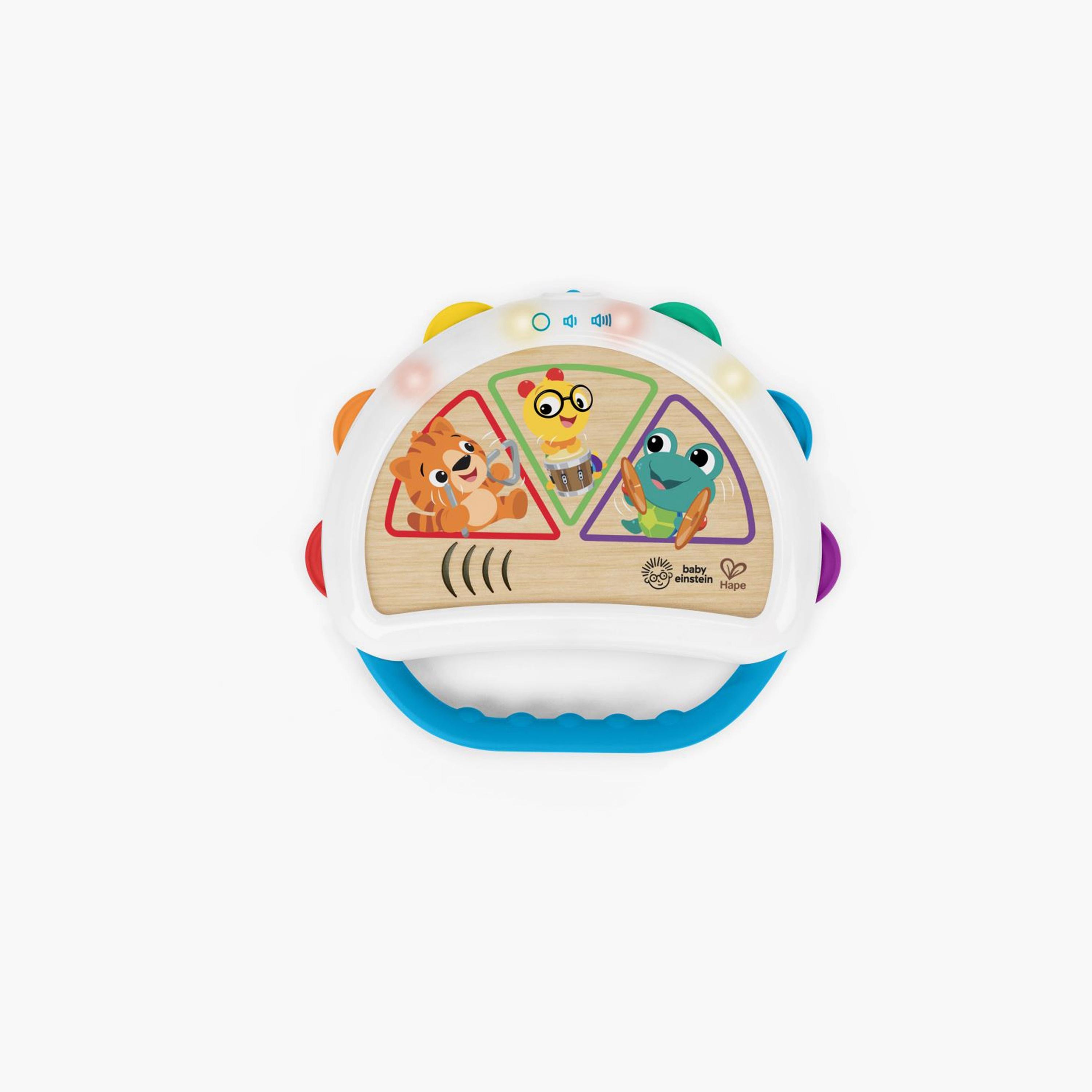 Baby Einstein Hape Tap & Shake Magic Touch Tambourine Musical Toy - 6 Months+-toys-educational-musicaltoys-image-1