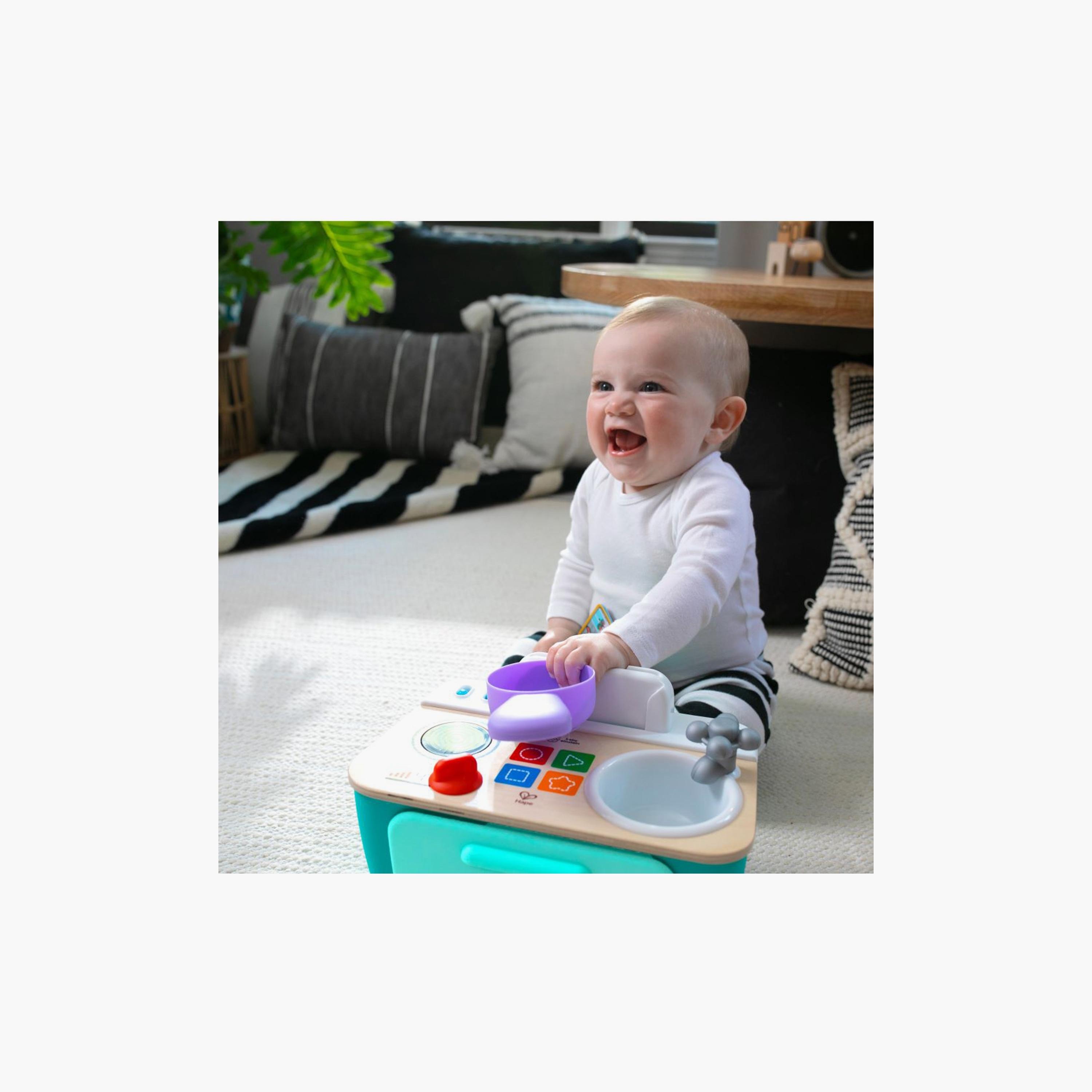 Baby Einstein Hape Magic Touch Kitchen Pretend to Cook Toy  with Light & Music - 9 Months+-toys-roleplay-kitchensets-image-3