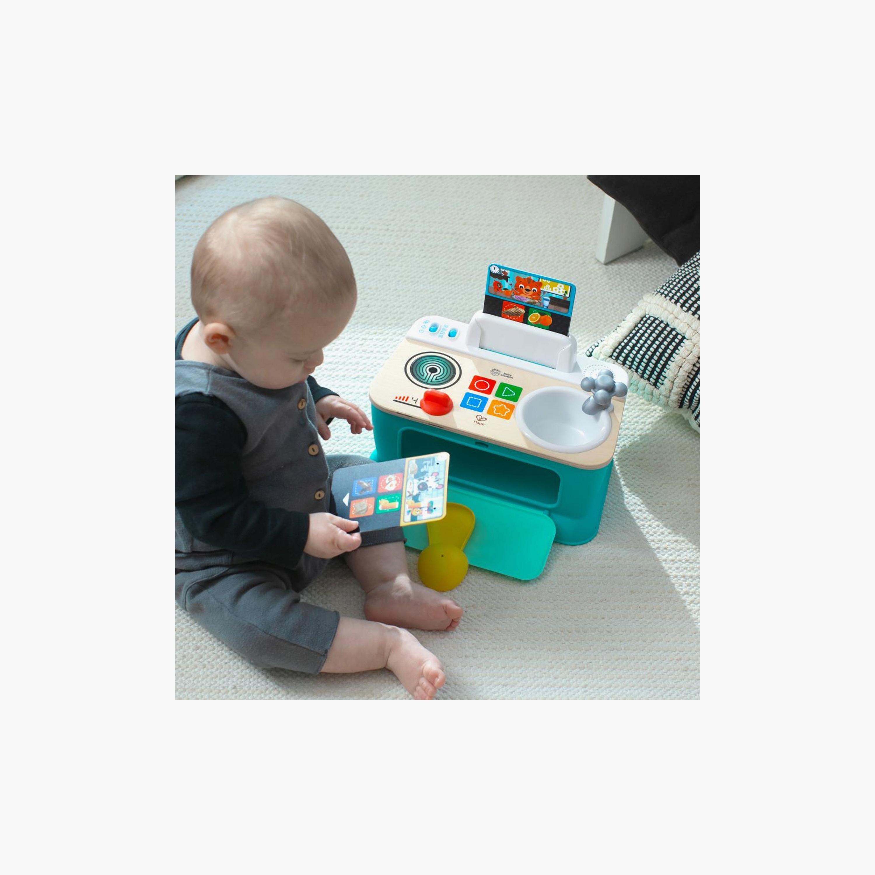 Baby Einstein Hape Magic Touch Kitchen Pretend to Cook Toy  with Light & Music - 9 Months+-toys-roleplay-kitchensets-image-4