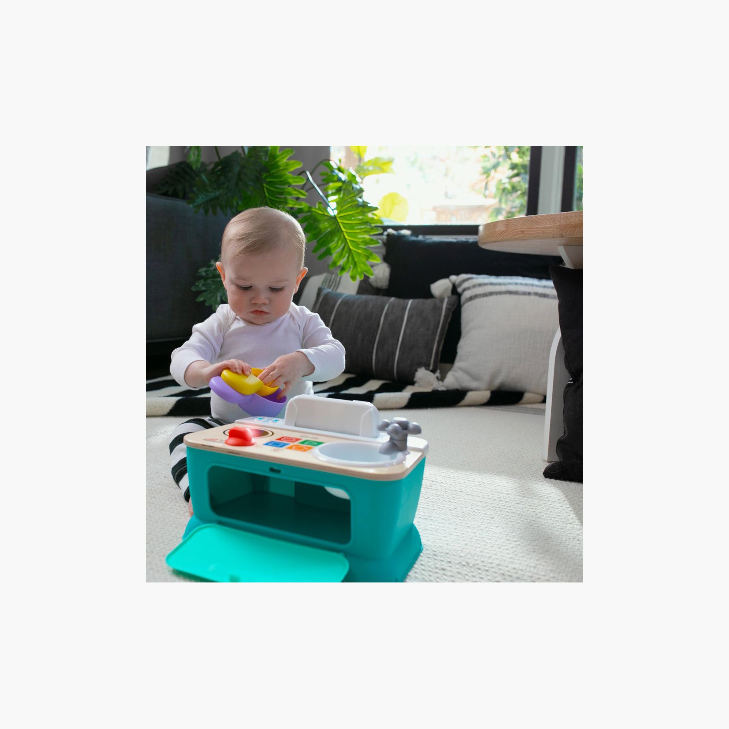 Baby Einstein Hape Magic Touch Kitchen Pretend to Cook Toy  with Light & Music - 9 Months+-toys-roleplay-kitchensets-image-5