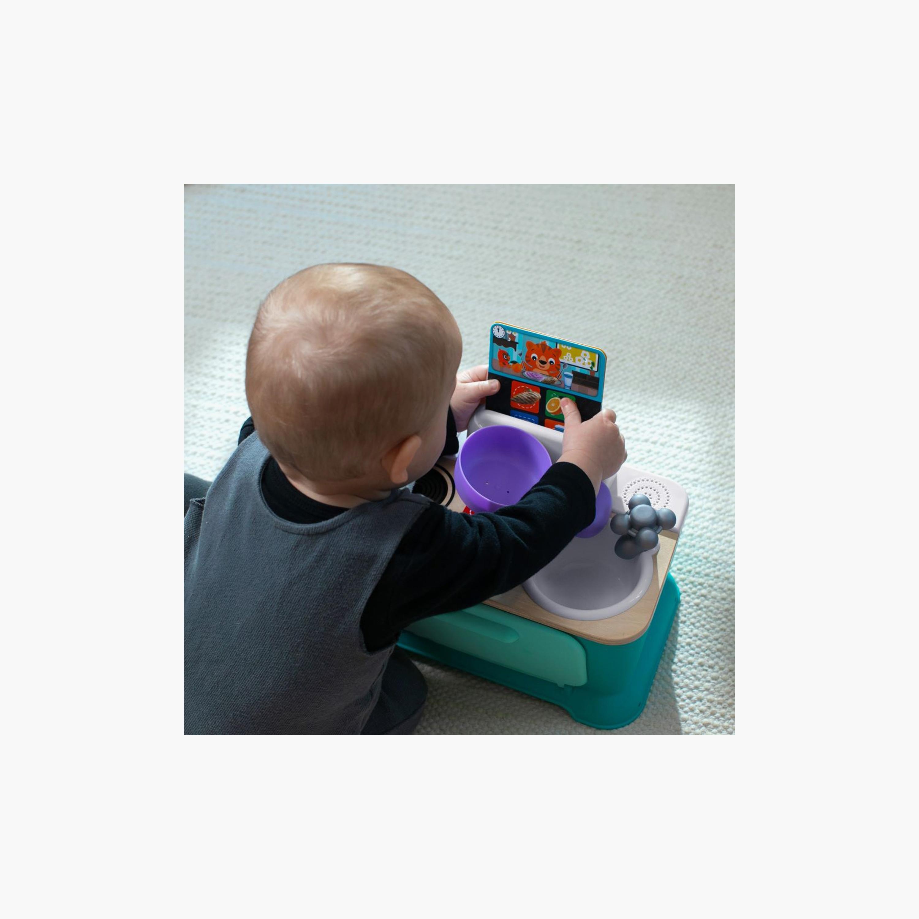 Baby Einstein Hape Magic Touch Kitchen Pretend to Cook Toy  with Light & Music - 9 Months+-toys-roleplay-kitchensets-image-6