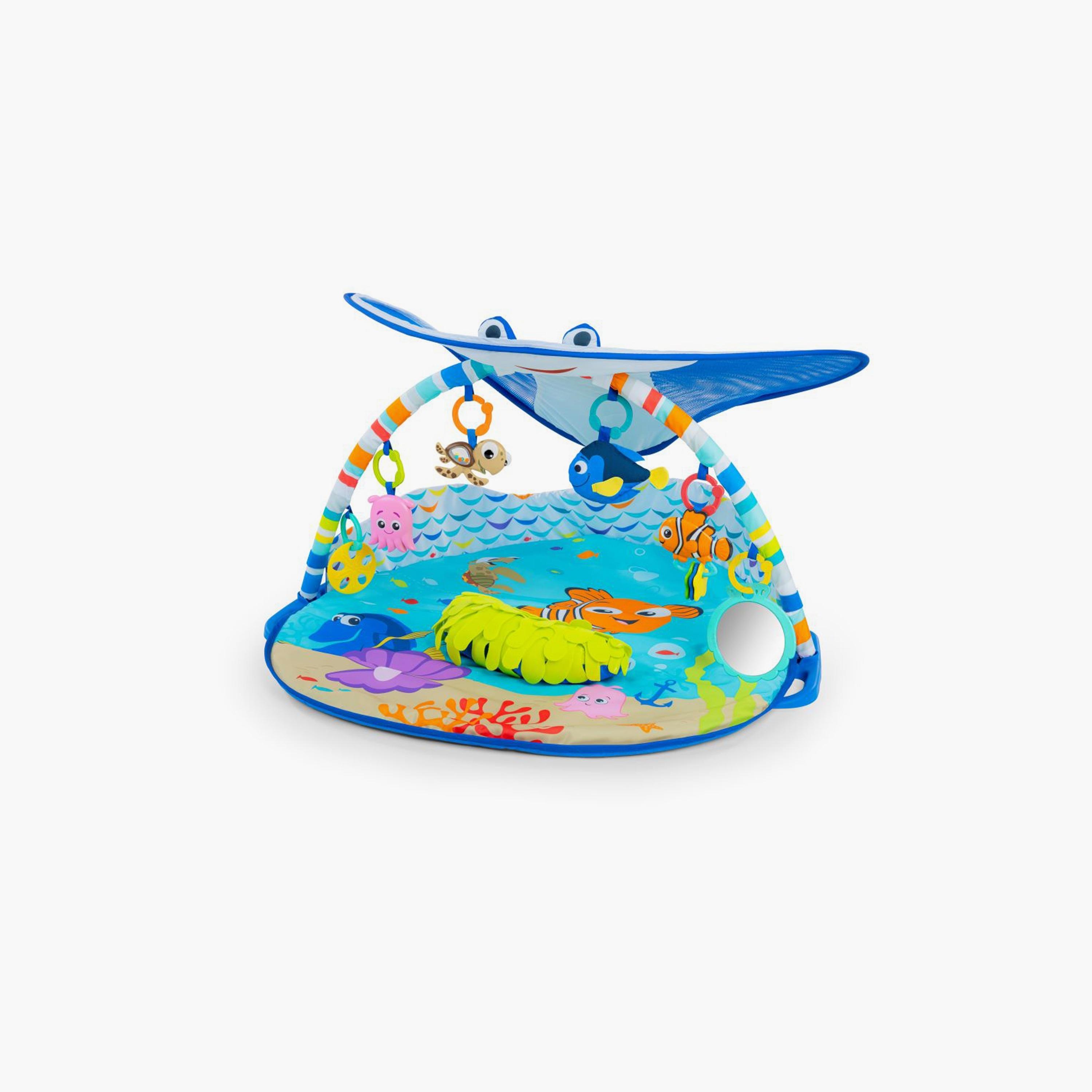 Bright Starts Disney Baby Finding Nemo Mr. Ray Ocean Lights & Music Play Activity Gym-baby-infantactivity-playgyms-image-1