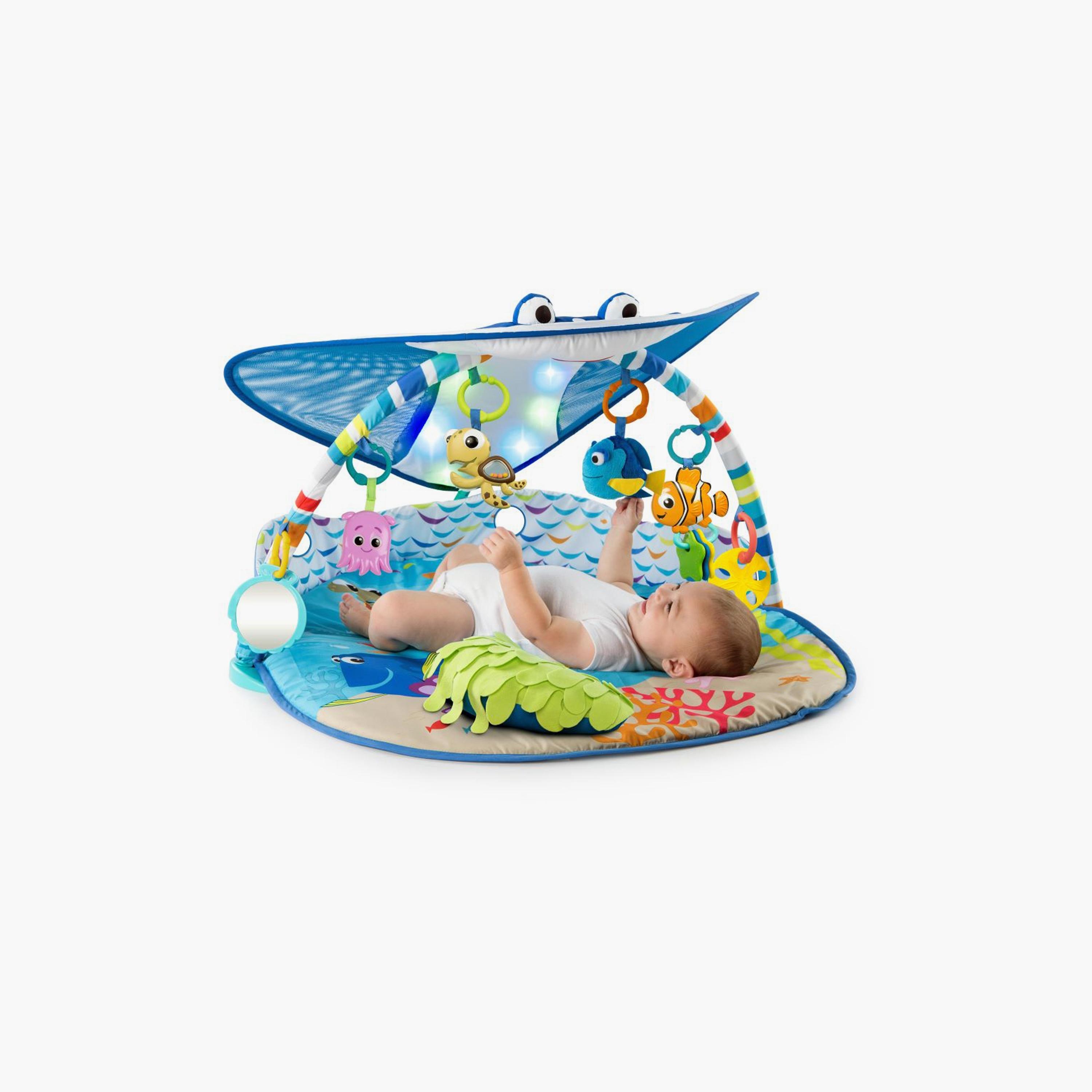 Bright Starts Disney Baby Finding Nemo Mr. Ray Ocean Lights & Music Play Activity Gym-baby-infantactivity-playgyms-image-2