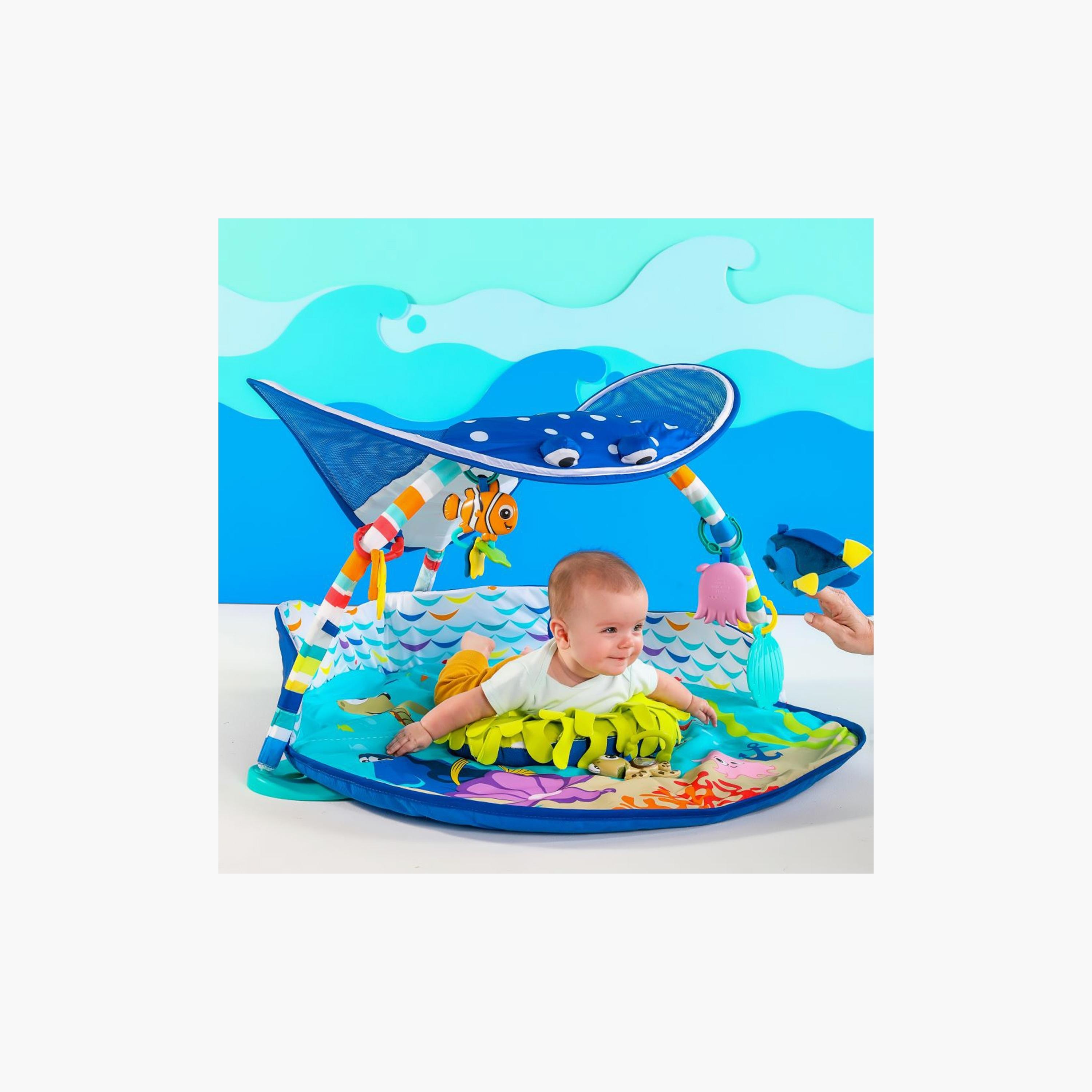 Bright Starts Disney Baby Finding Nemo Mr. Ray Ocean Lights & Music Play Activity Gym-baby-infantactivity-playgyms-image-3