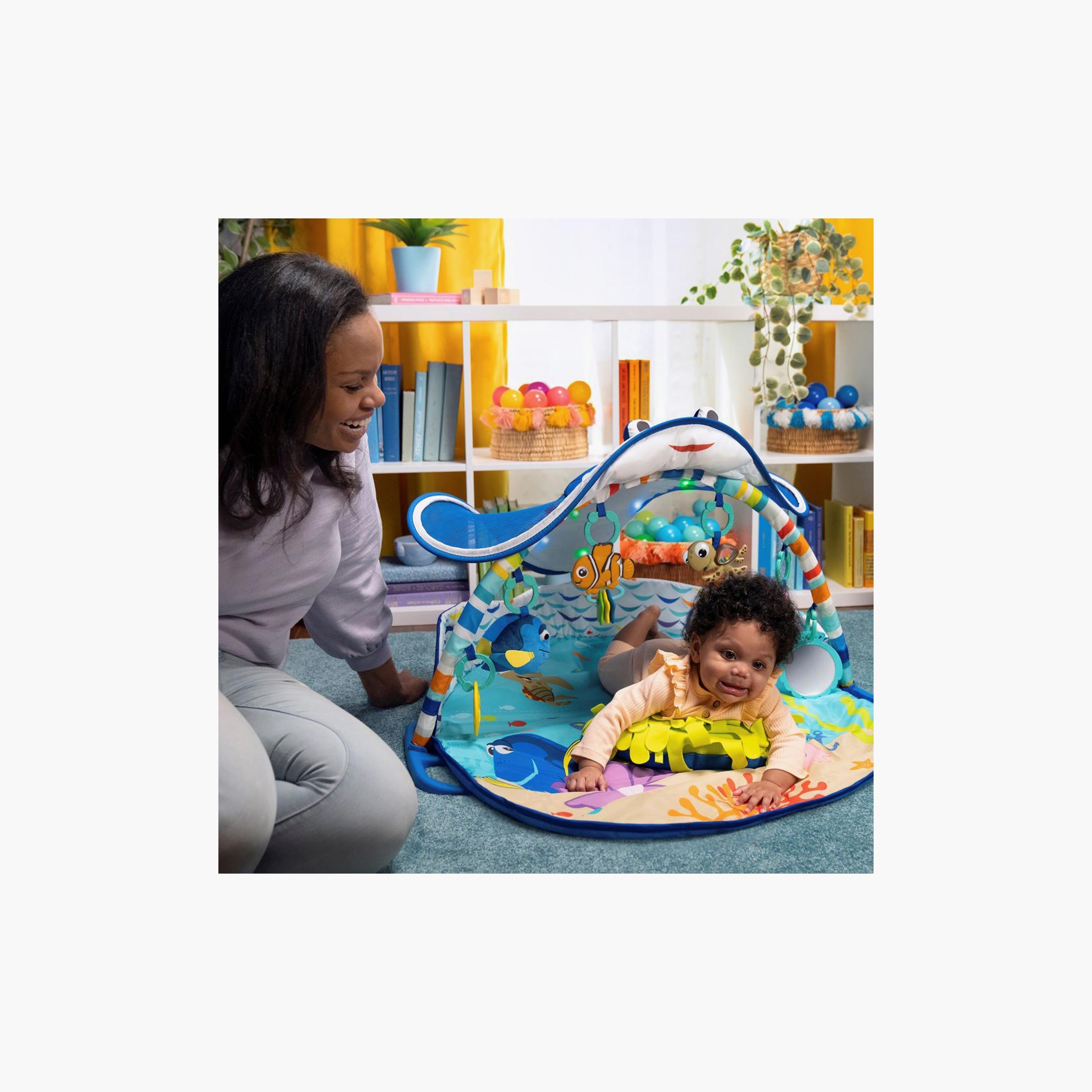 Bright Starts Disney Baby Finding Nemo Mr. Ray Ocean Lights & Music Play Activity Gym-baby-infantactivity-playgyms-image-4
